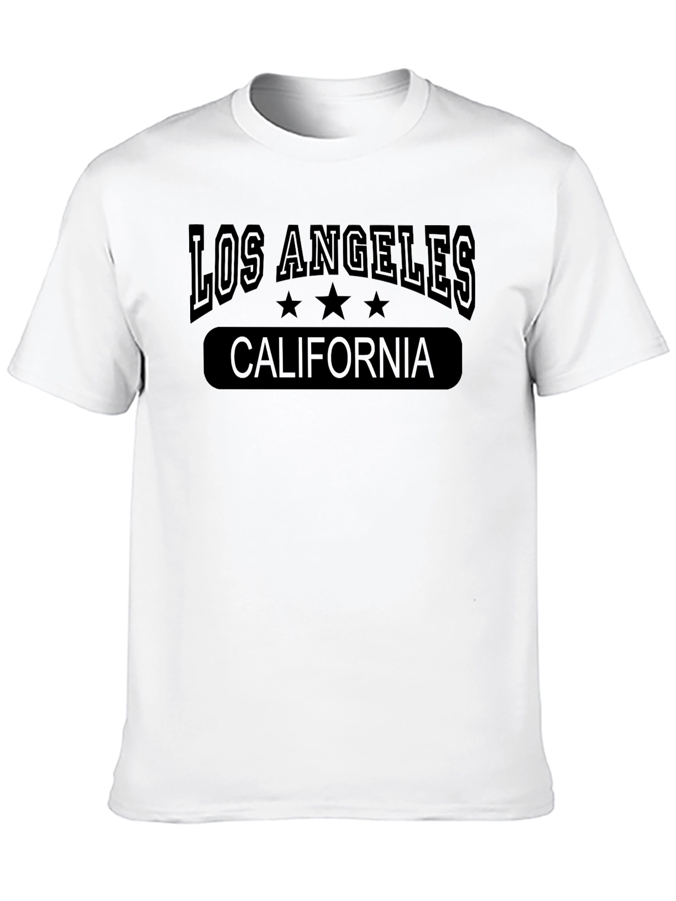 Los Angeles California Graphic Tee - Black