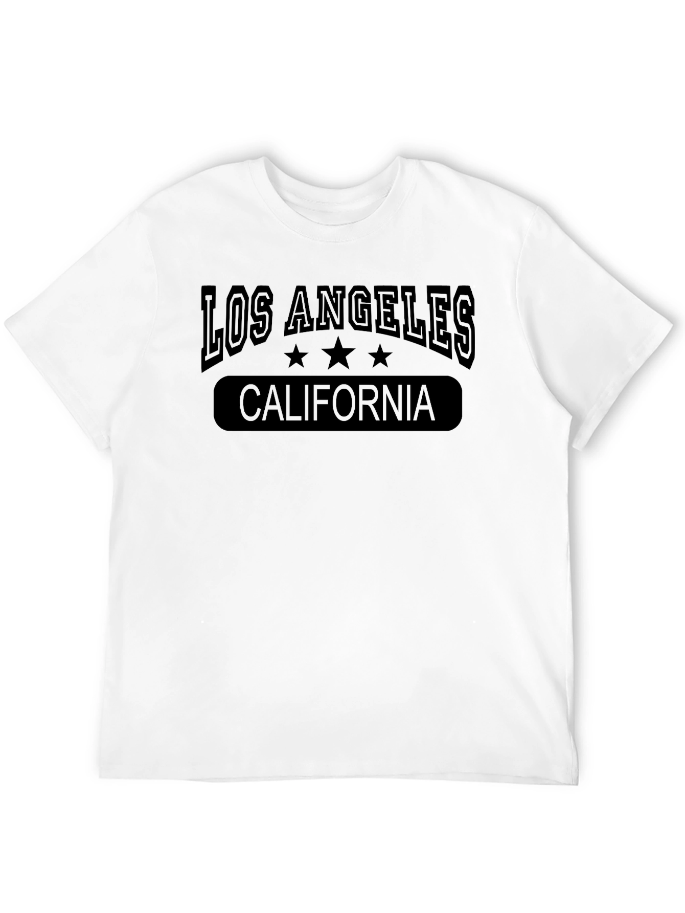 Los Angeles California Graphic Tee - Black