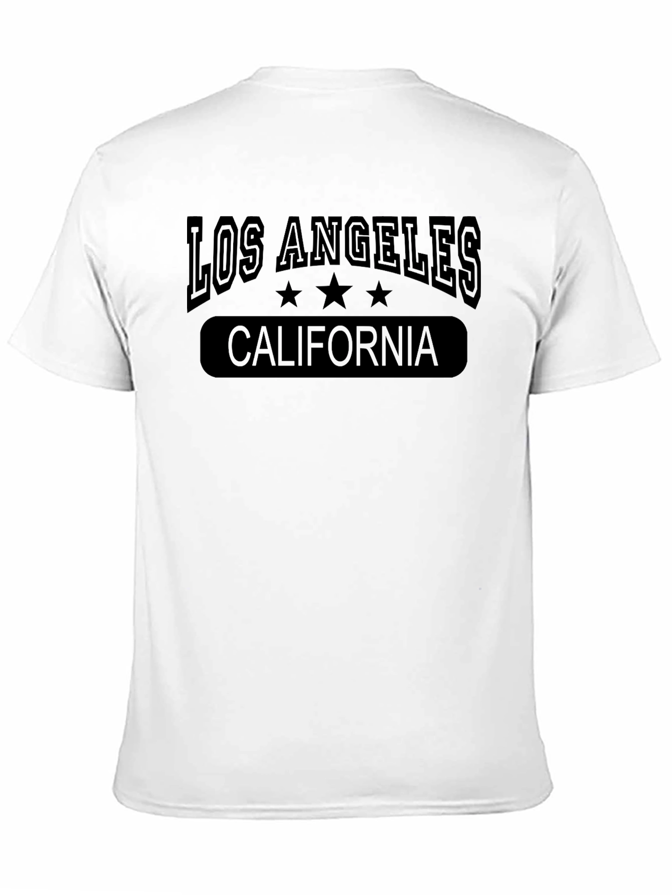 Los Angeles California Graphic Tee - Black