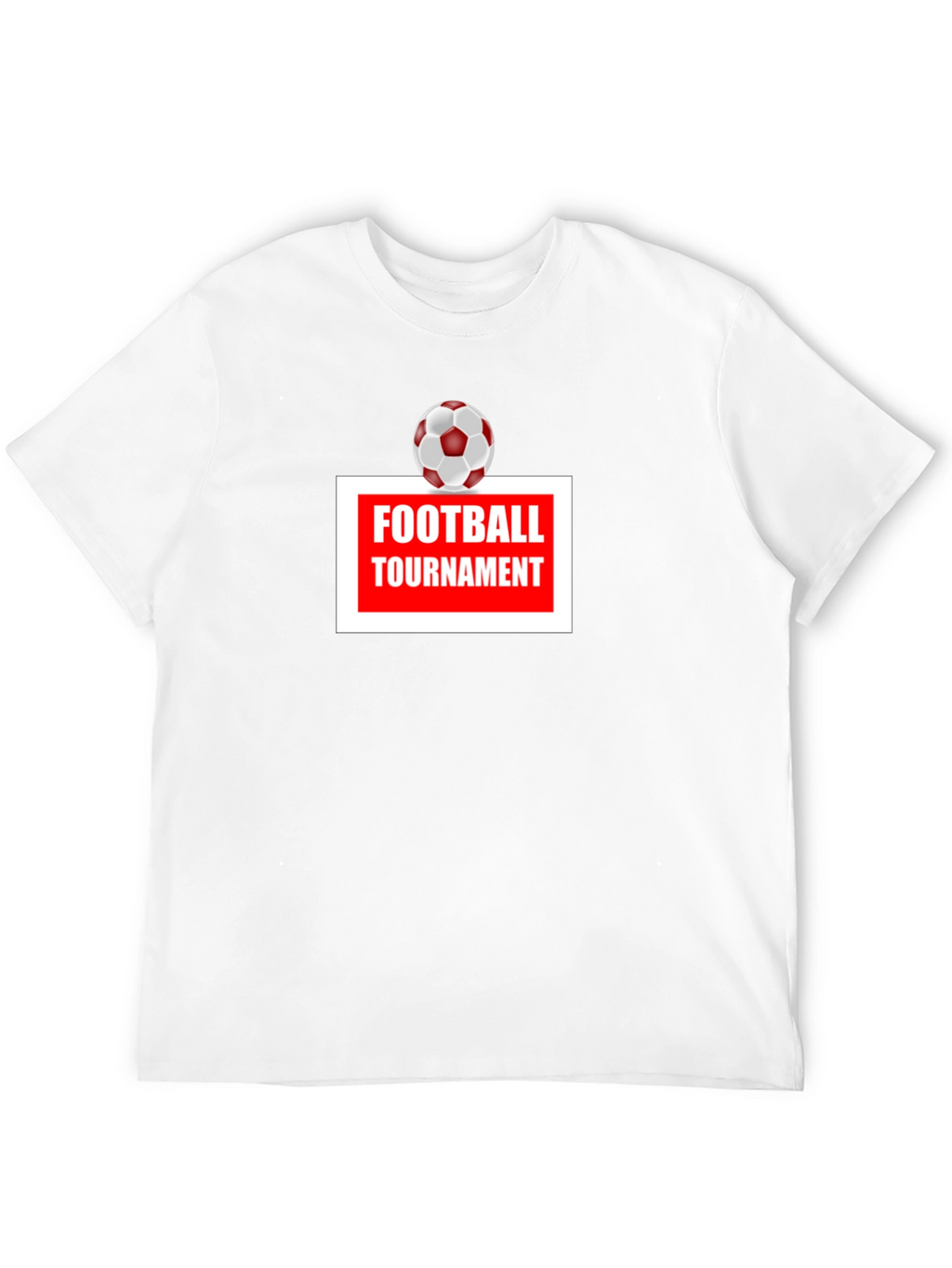 Football Tournament T-Shirt - Classic Black Tee