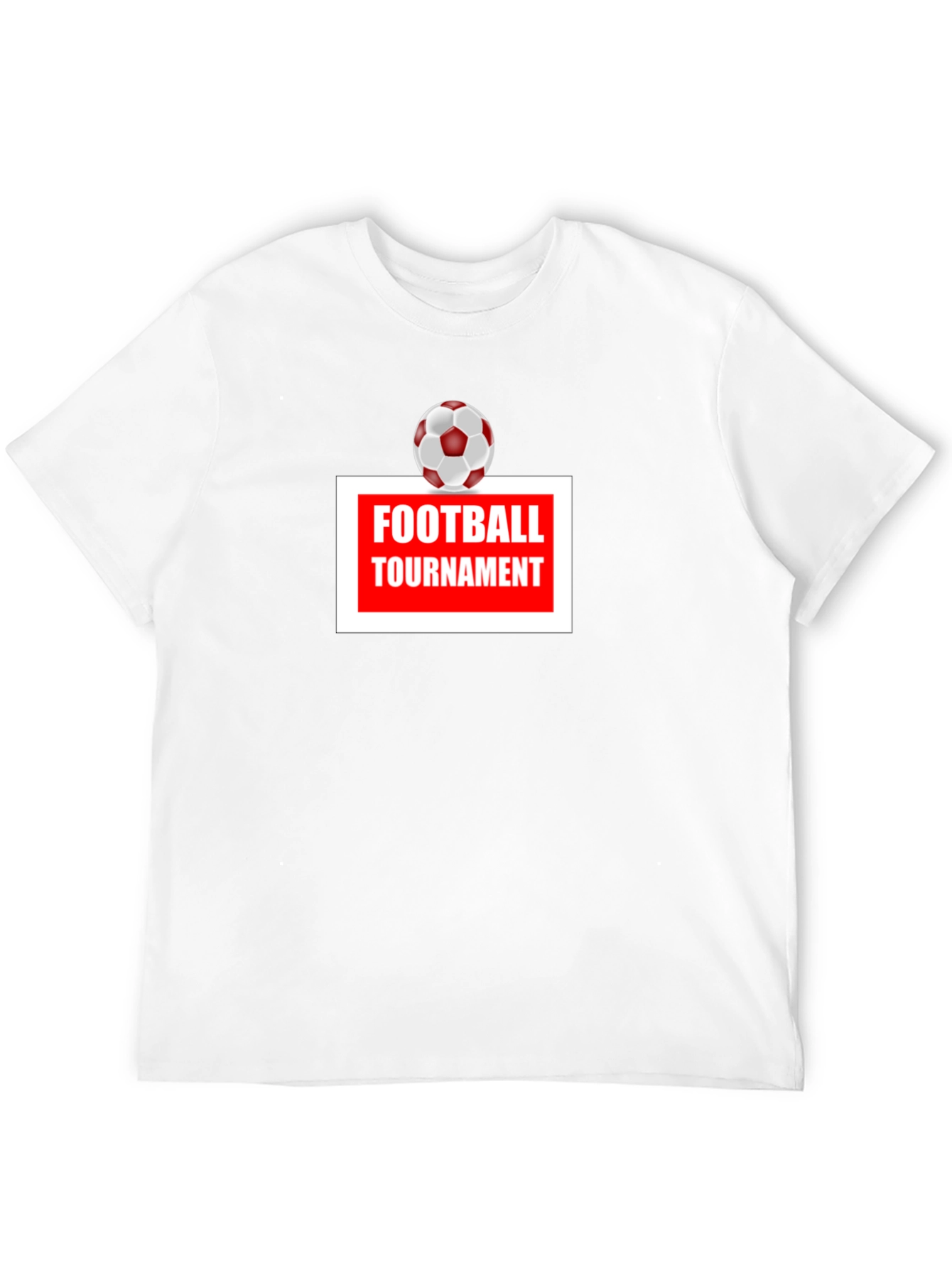 Football Tournament T-Shirt - Classic Black Tee