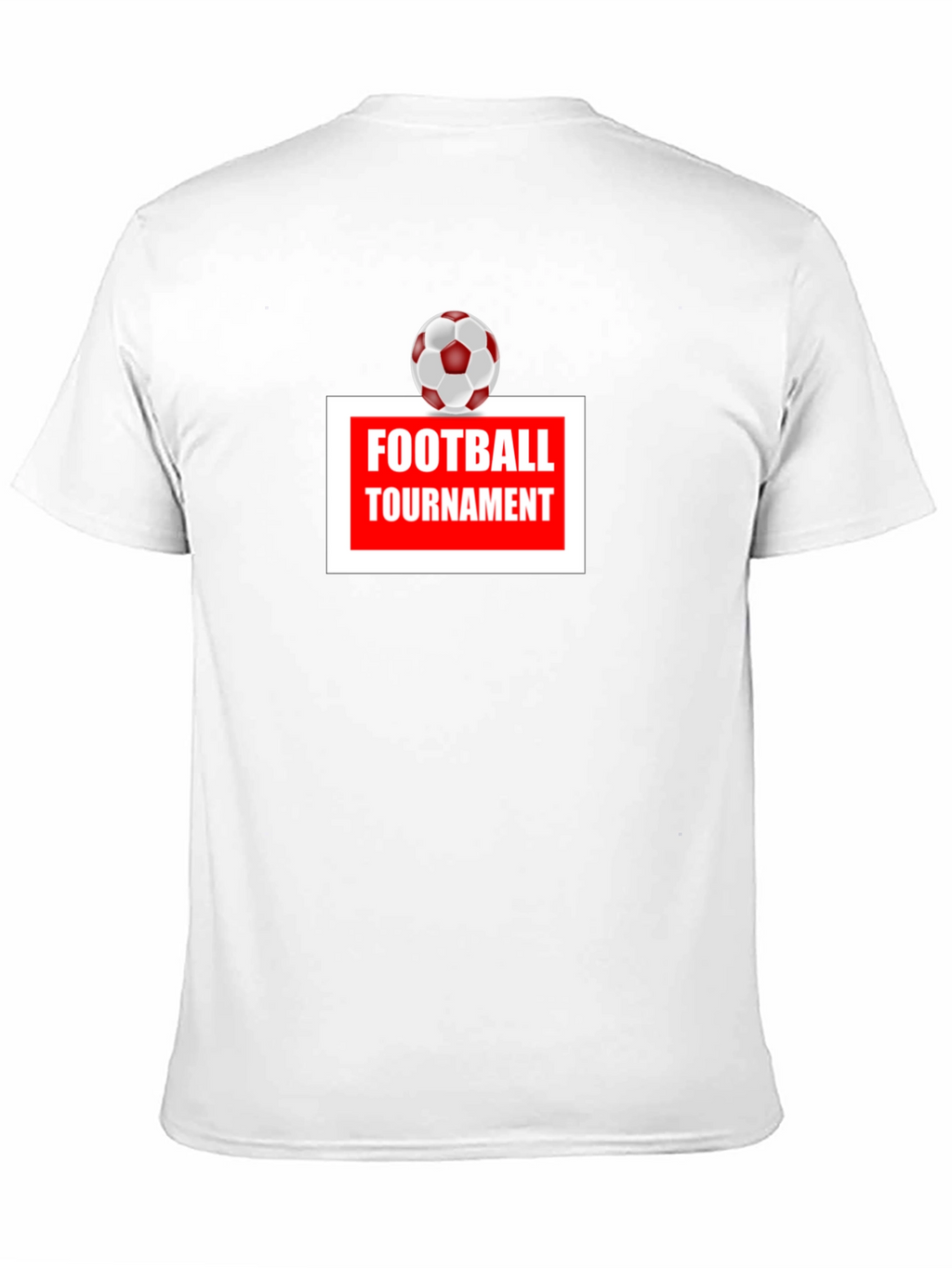 Football Tournament T-Shirt - Classic Black Tee