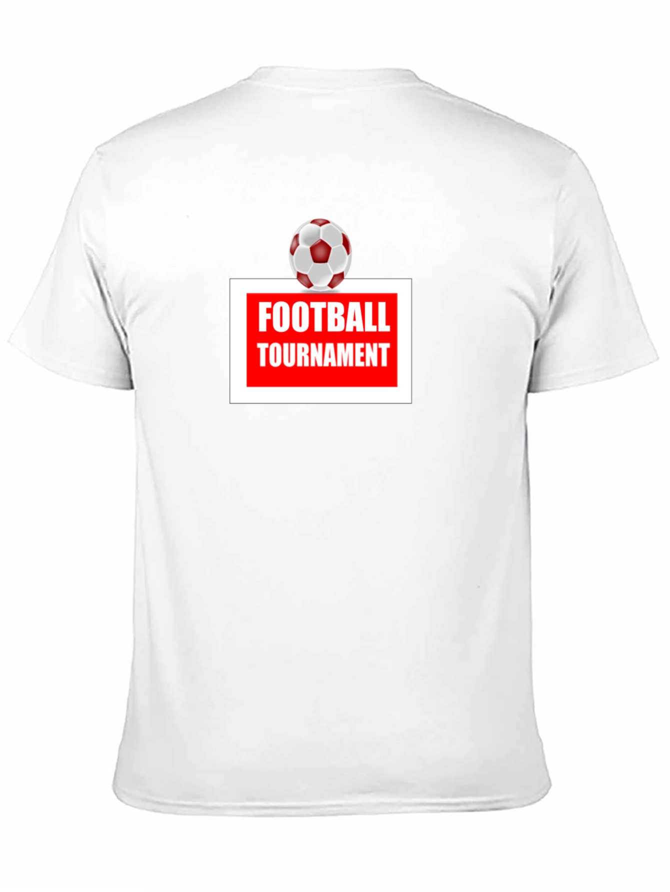 Football Tournament T-Shirt - Classic Black Tee