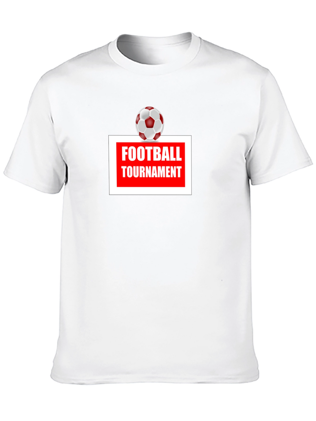 Football Tournament T-Shirt - Classic Black Tee