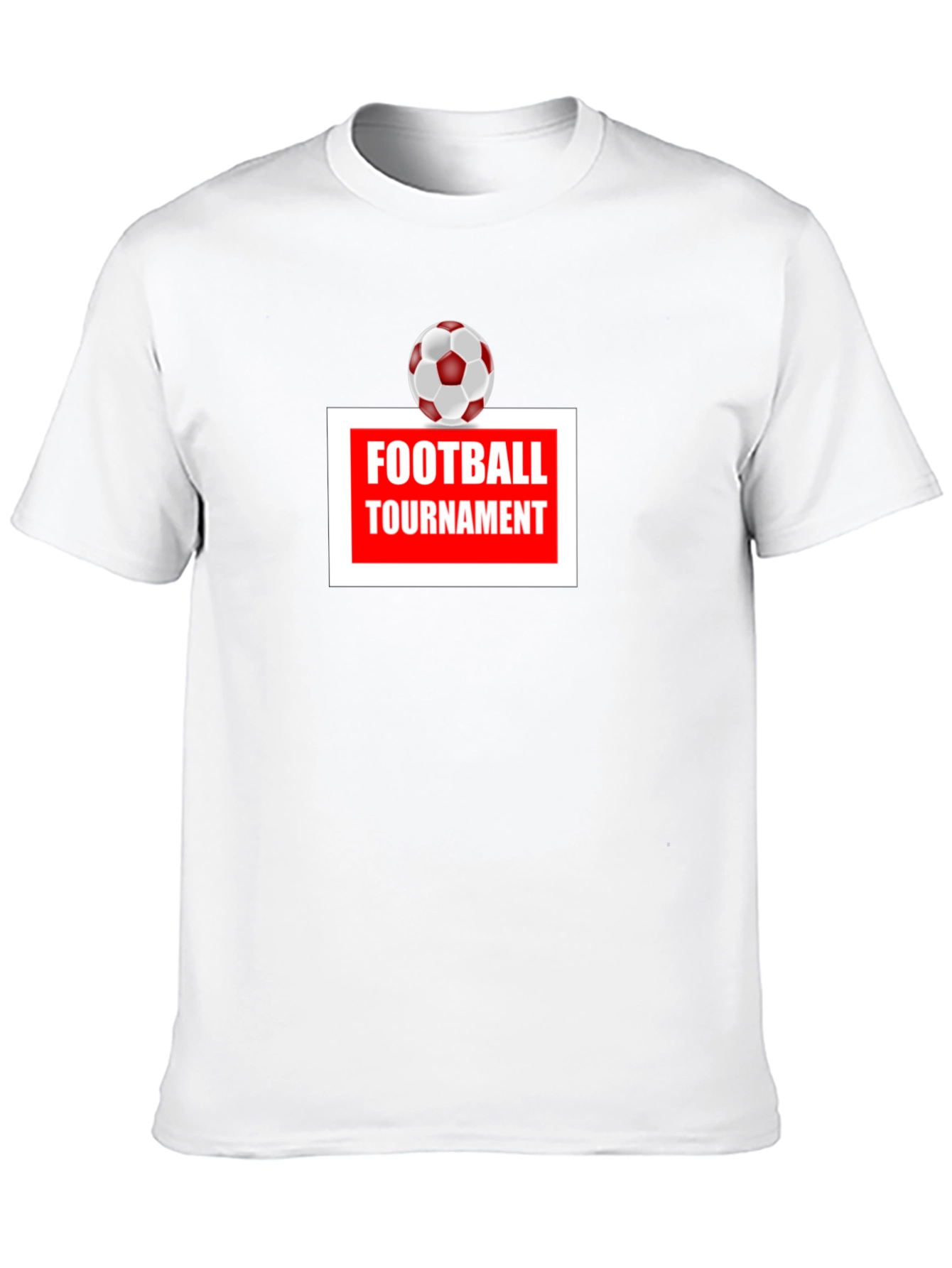 Football Tournament T-Shirt - Classic Black Tee