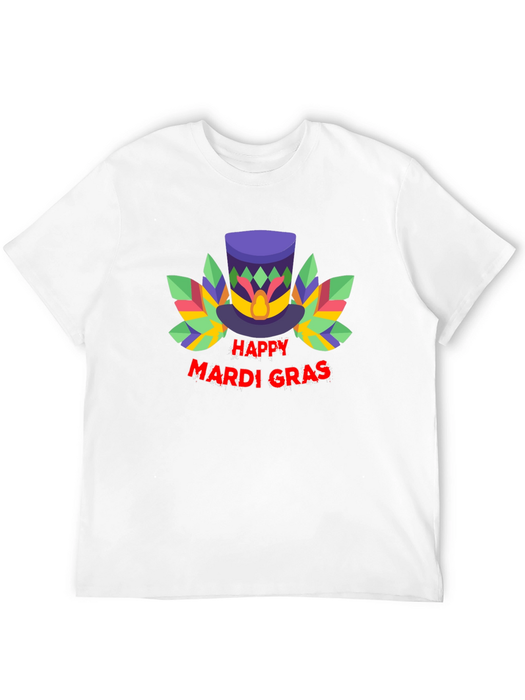 Happy Mardi Gras T-Shirt Party Tee