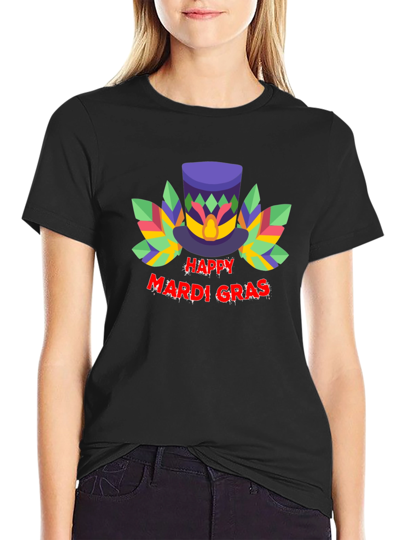 Happy Mardi Gras T-Shirt Party Tee