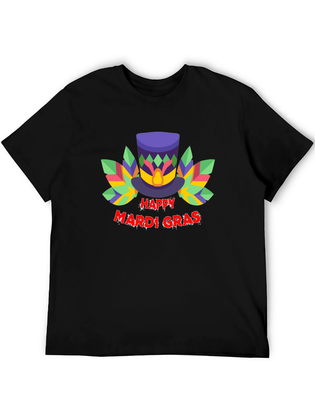 Happy Mardi Gras T-Shirt Party Tee