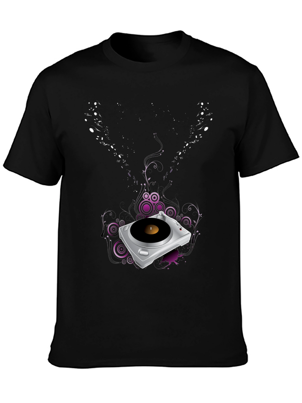 DJ Turntable Graphic Tee