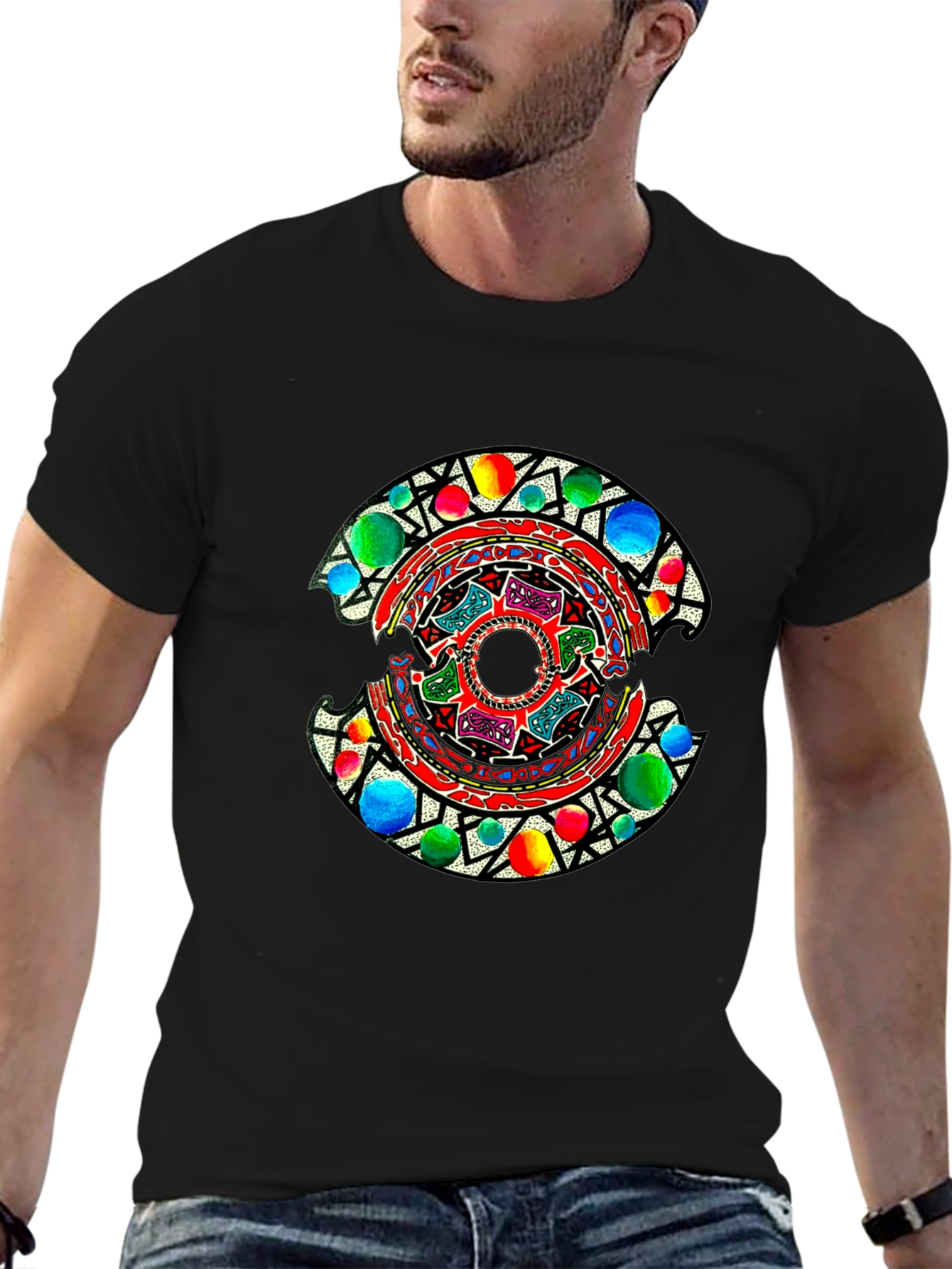 Vibrant Celtic Knot T-Shirt - Unique Graphic Tee