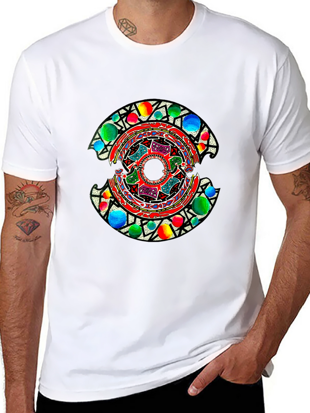 Vibrant Celtic Knot T-Shirt - Unique Graphic Tee