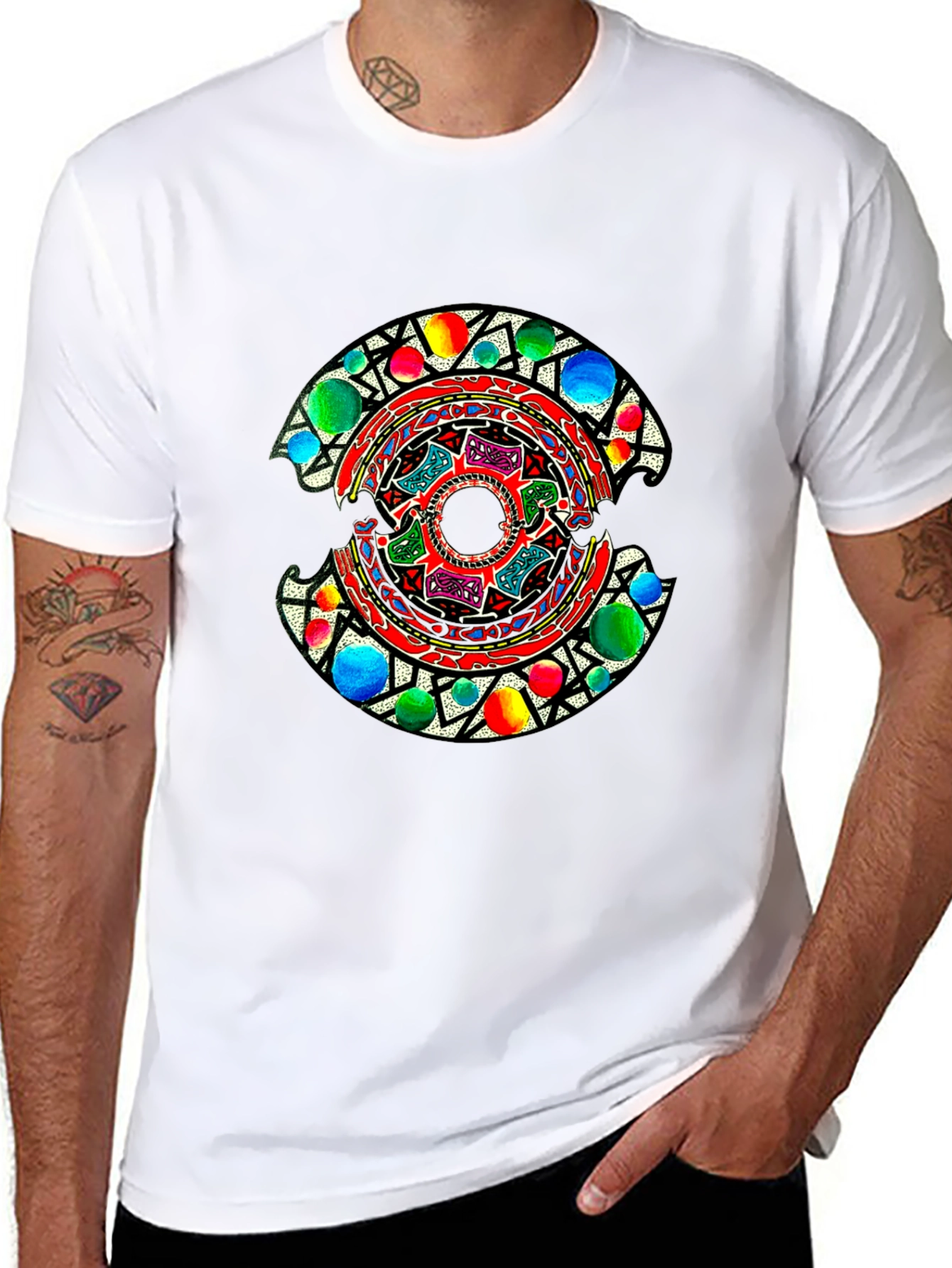 Vibrant Celtic Knot T-Shirt - Unique Graphic Tee