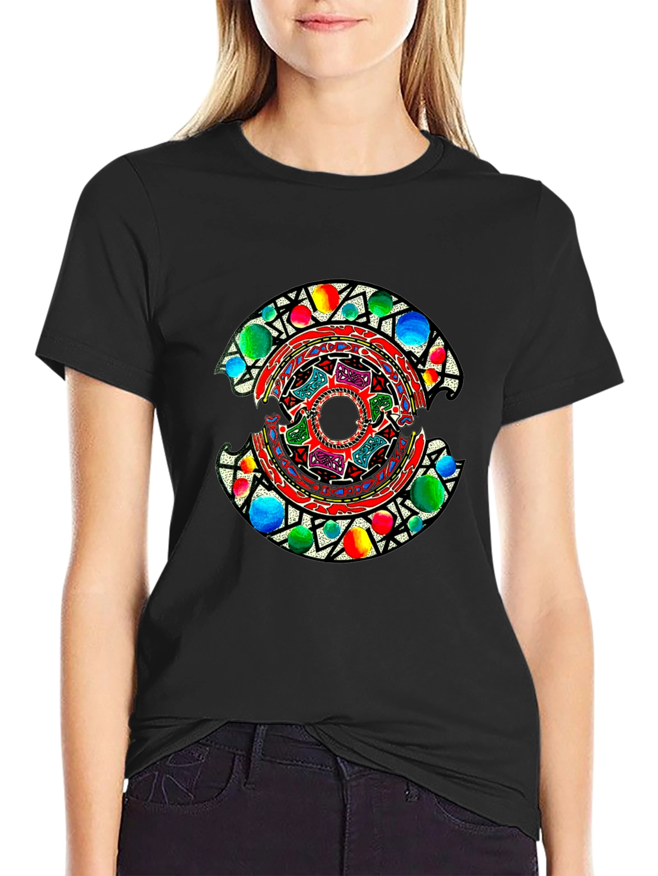 Vibrant Celtic Knot T-Shirt - Unique Graphic Tee