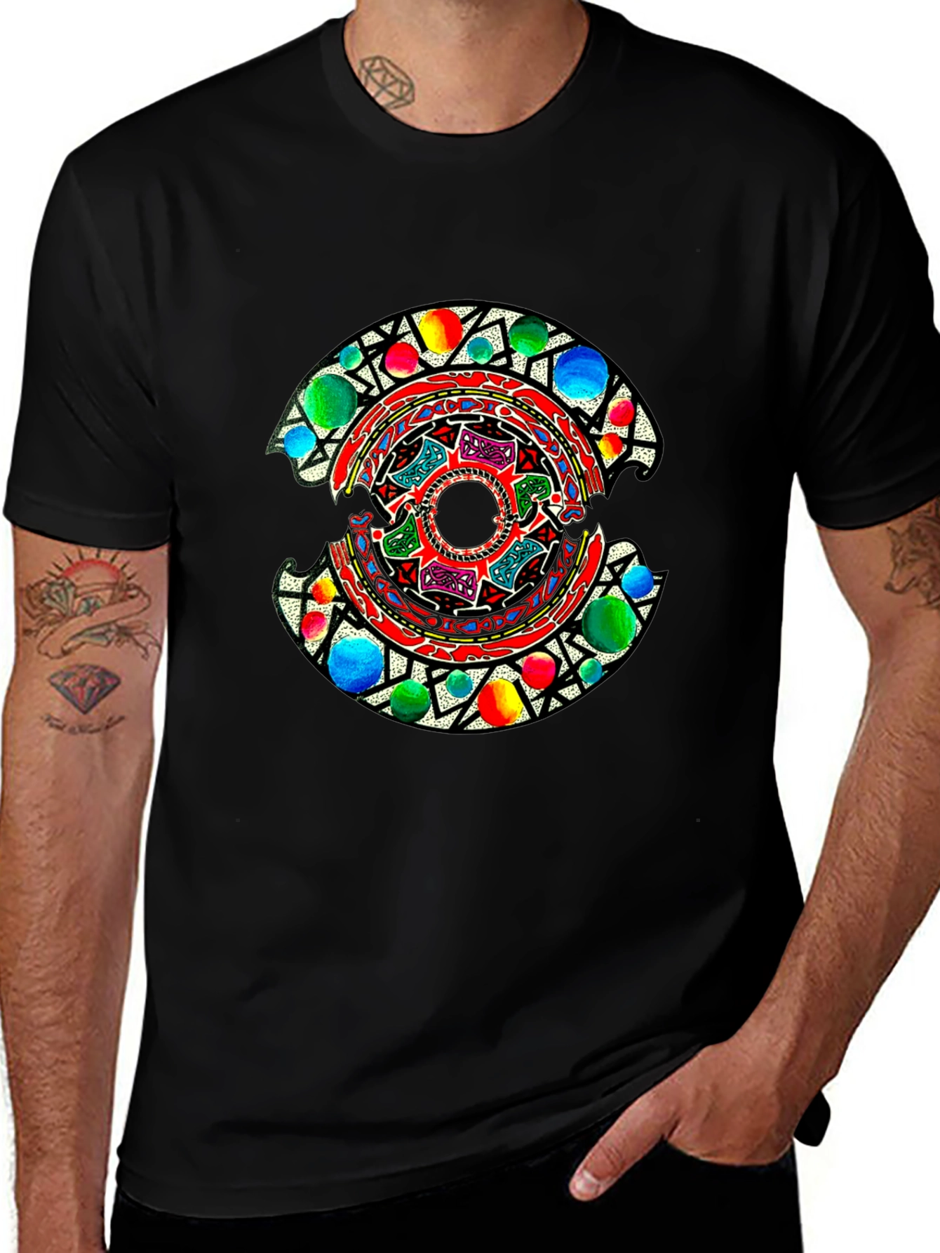 Vibrant Celtic Knot T-Shirt - Unique Graphic Tee