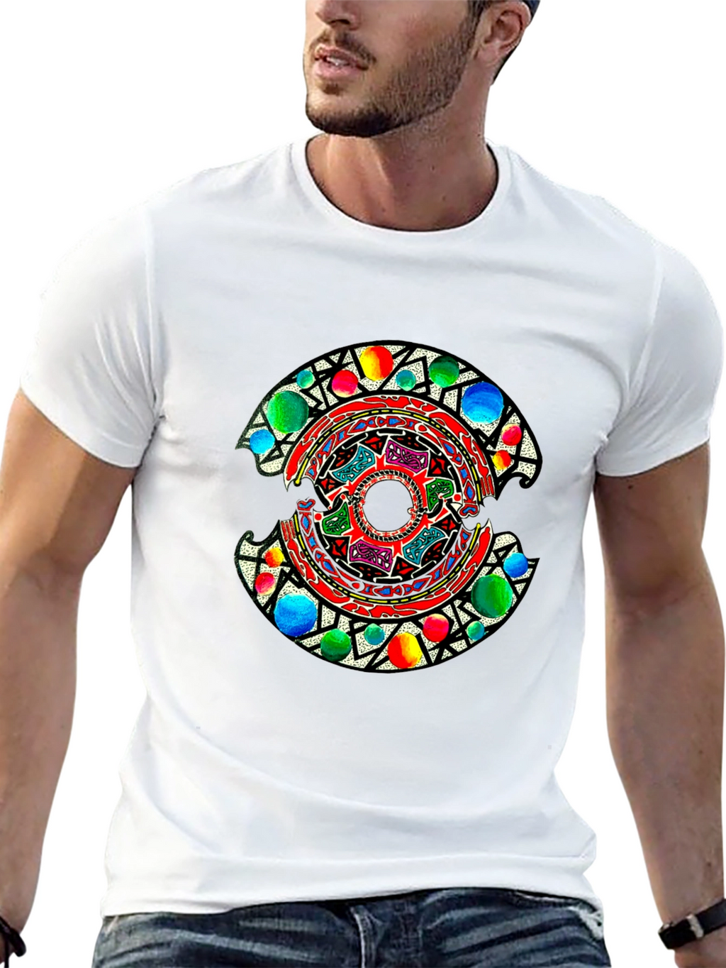 Vibrant Celtic Knot T-Shirt - Unique Graphic Tee