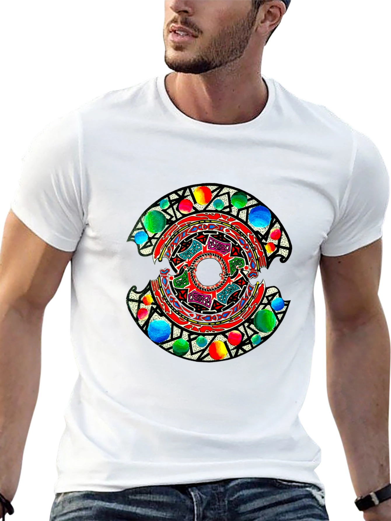 Vibrant Celtic Knot T-Shirt - Unique Graphic Tee