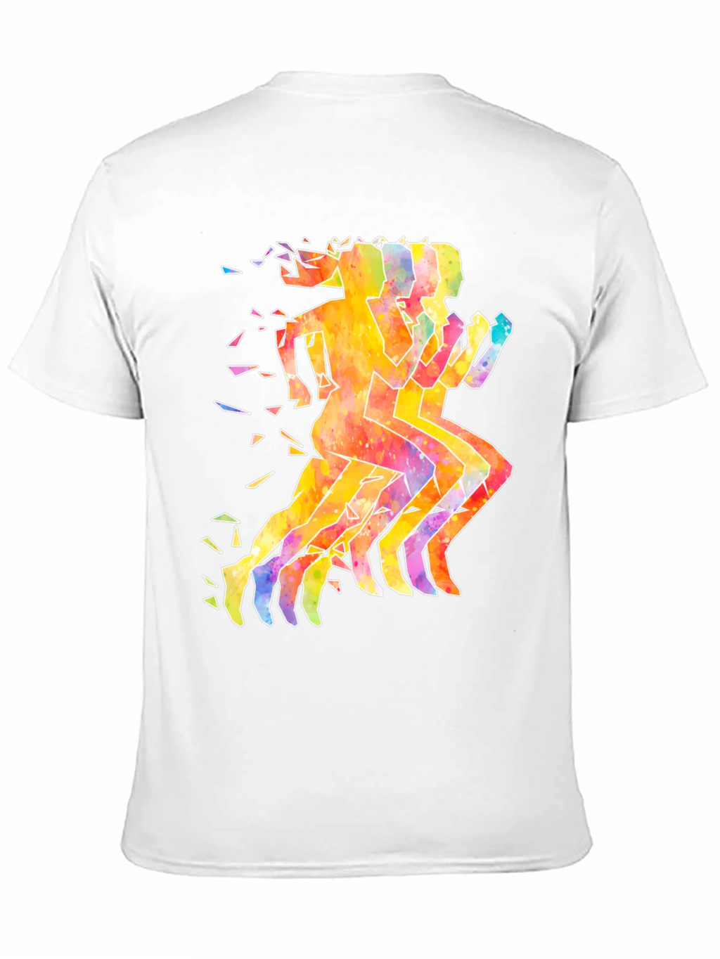 Watercolor Runners Graphic T-Shirt