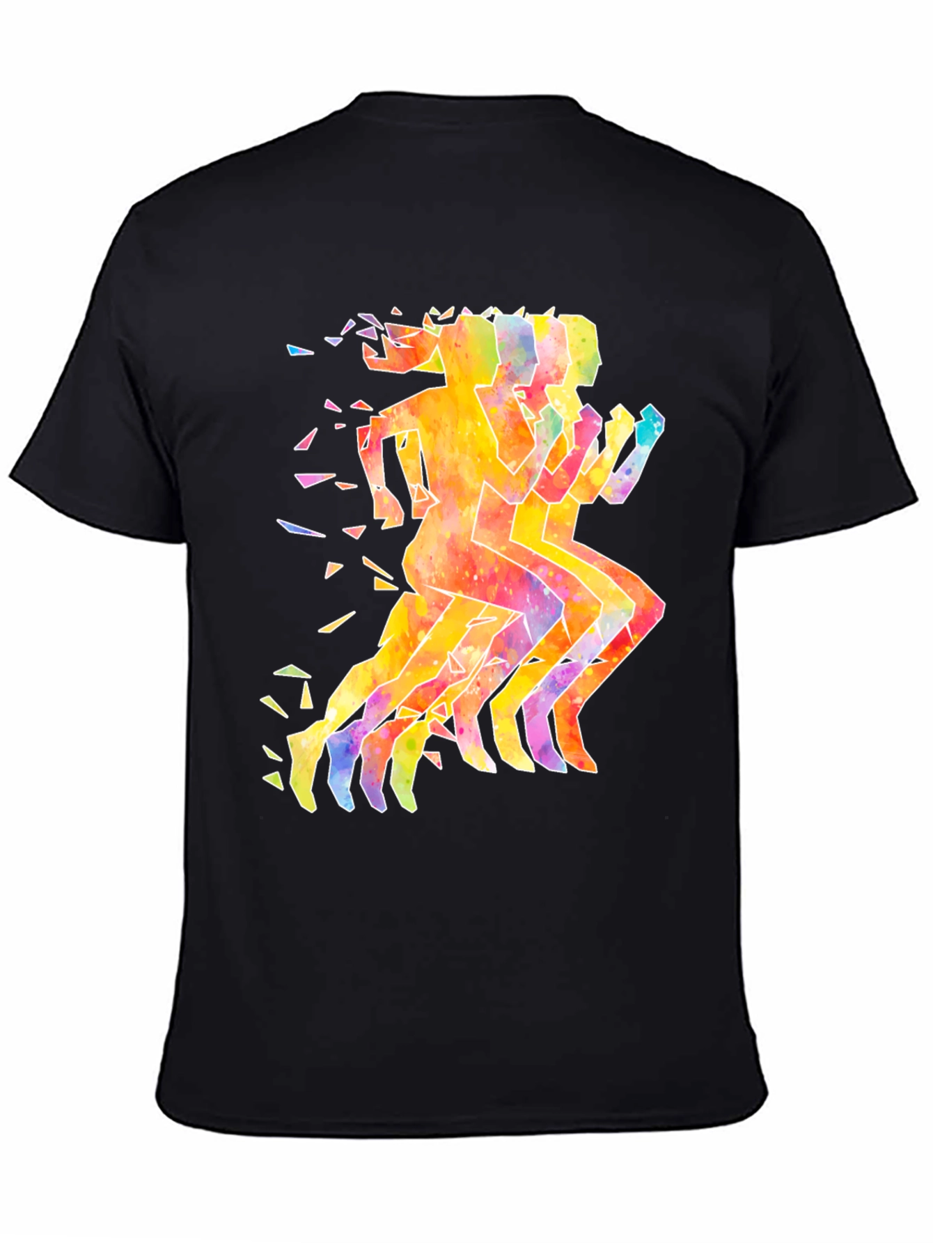 Watercolor Runners Graphic T-Shirt