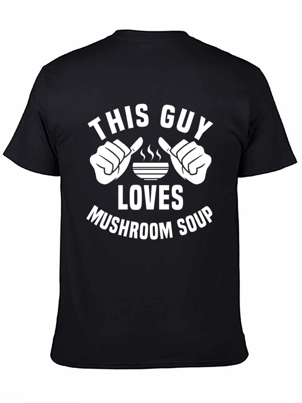 Mushroom Soup Lover T-Shirt - Pointing Fingers