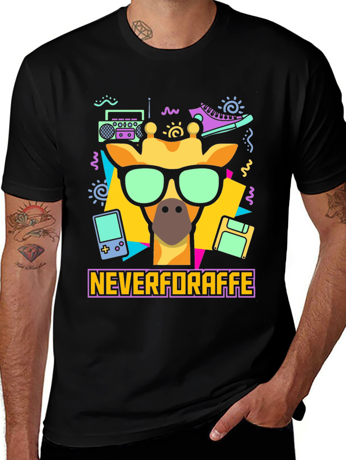 Never Forraffe Giraffe T-Shirt
