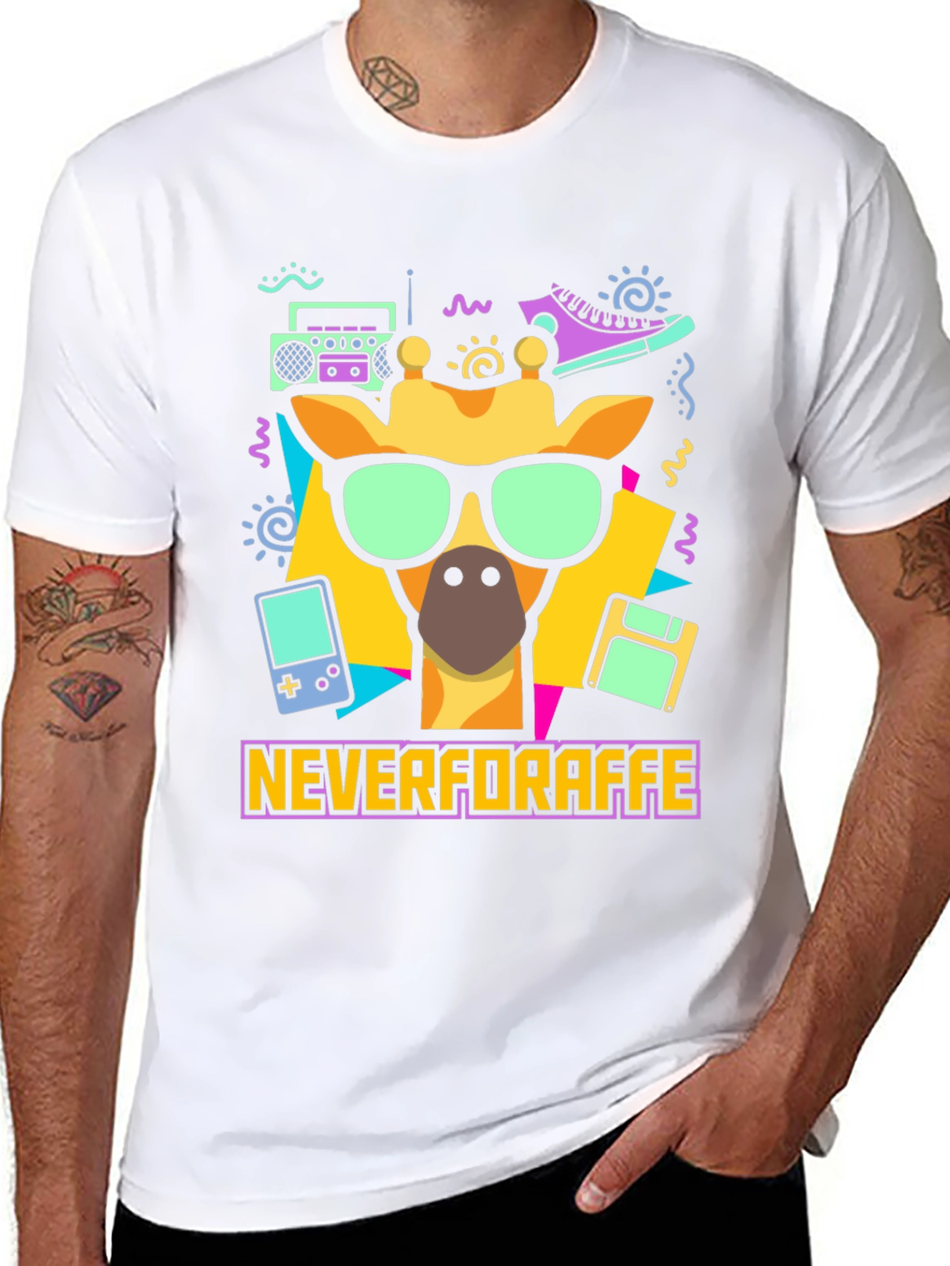 Never Forraffe Giraffe T-Shirt