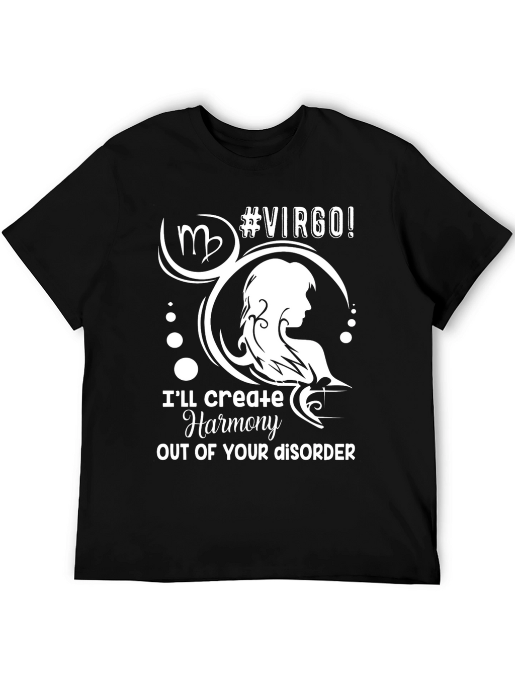 Virgo Zodiac Sign T-Shirt: Harmony Out of Disorder