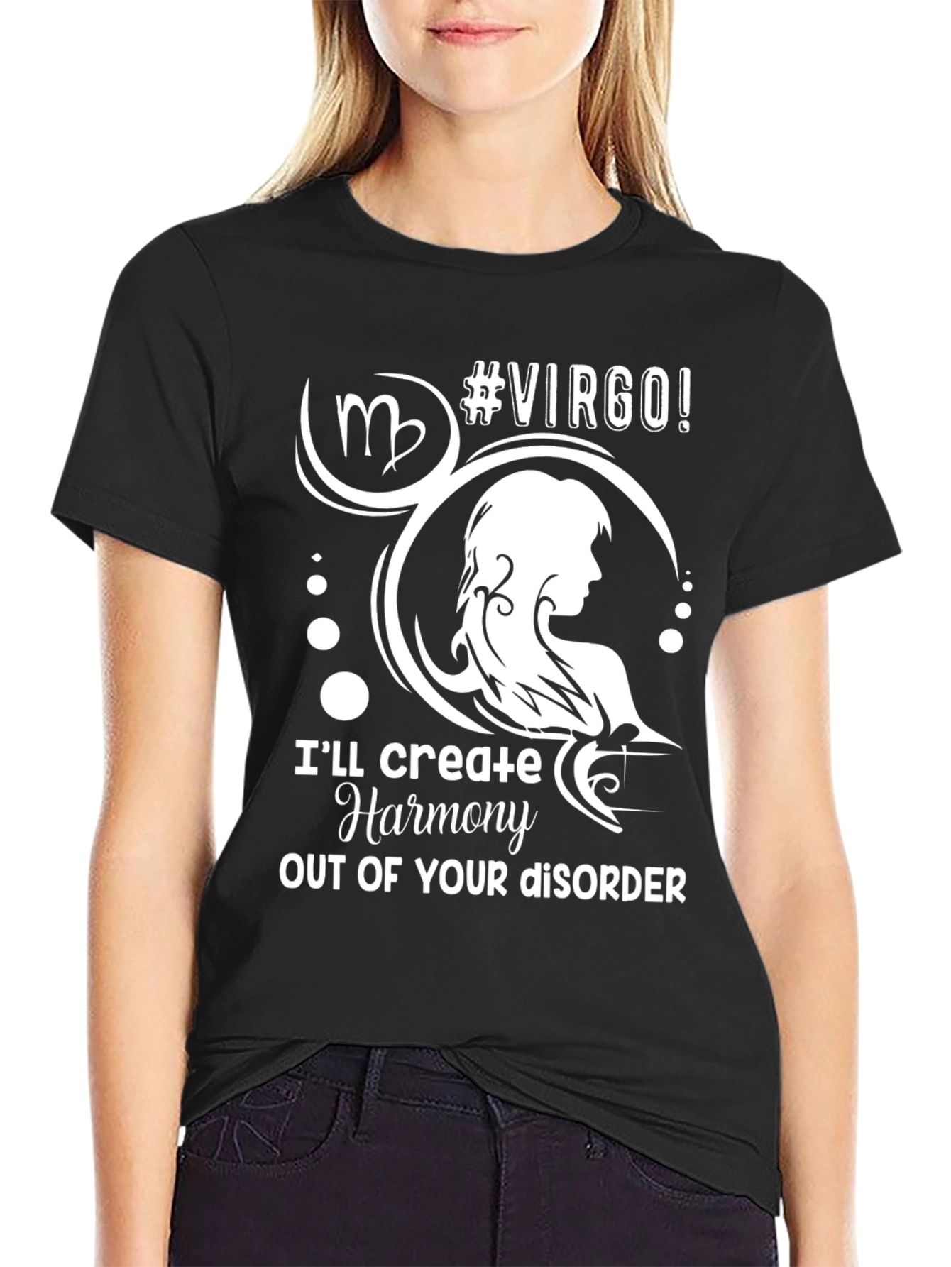 Virgo Zodiac Sign T-Shirt: Harmony Out of Disorder