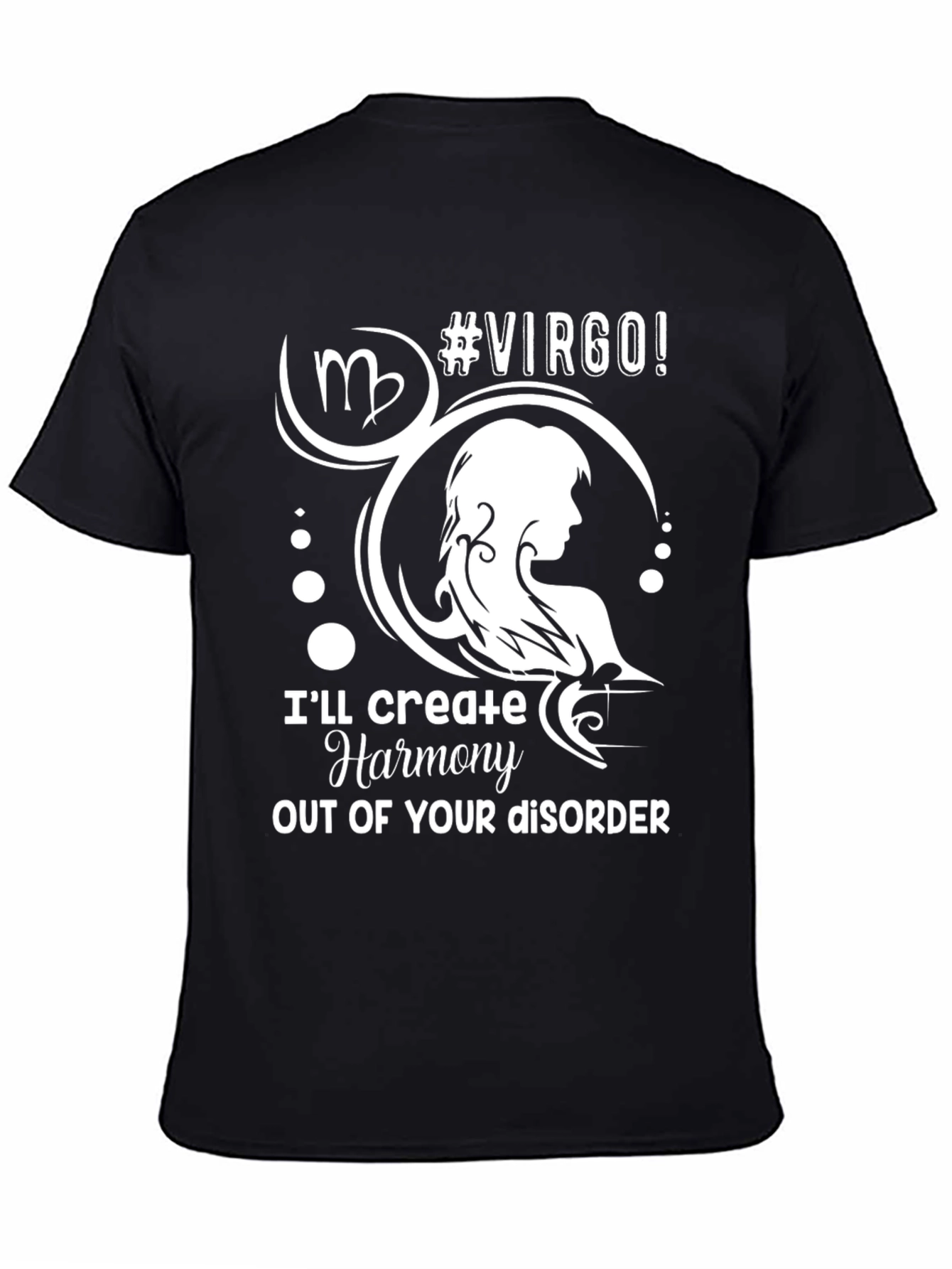 Virgo Zodiac Sign T-Shirt: Harmony Out of Disorder