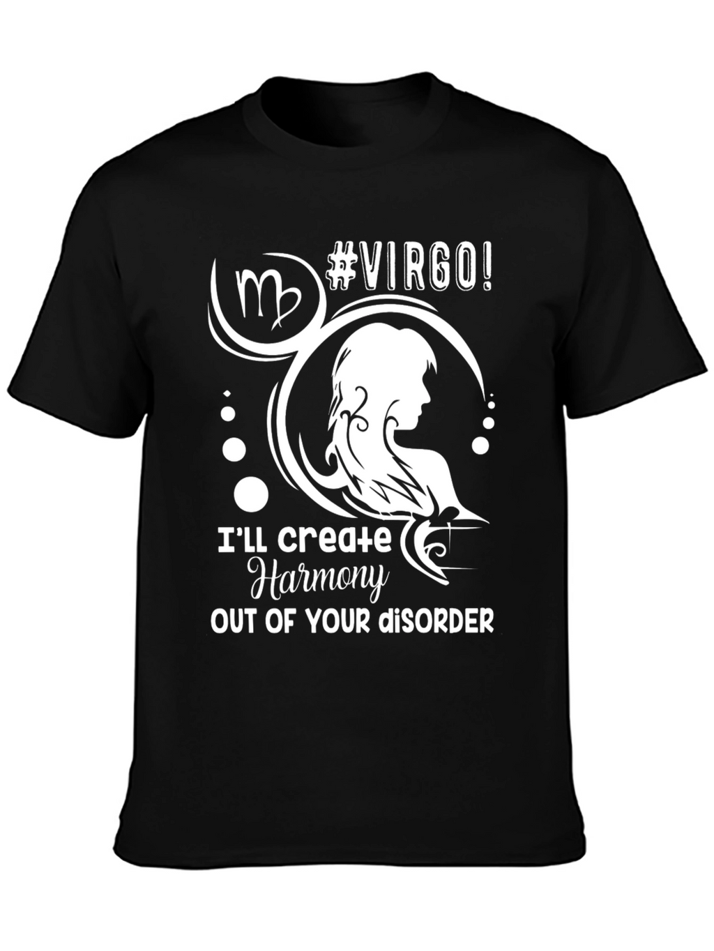 Virgo Zodiac Sign T-Shirt: Harmony Out of Disorder