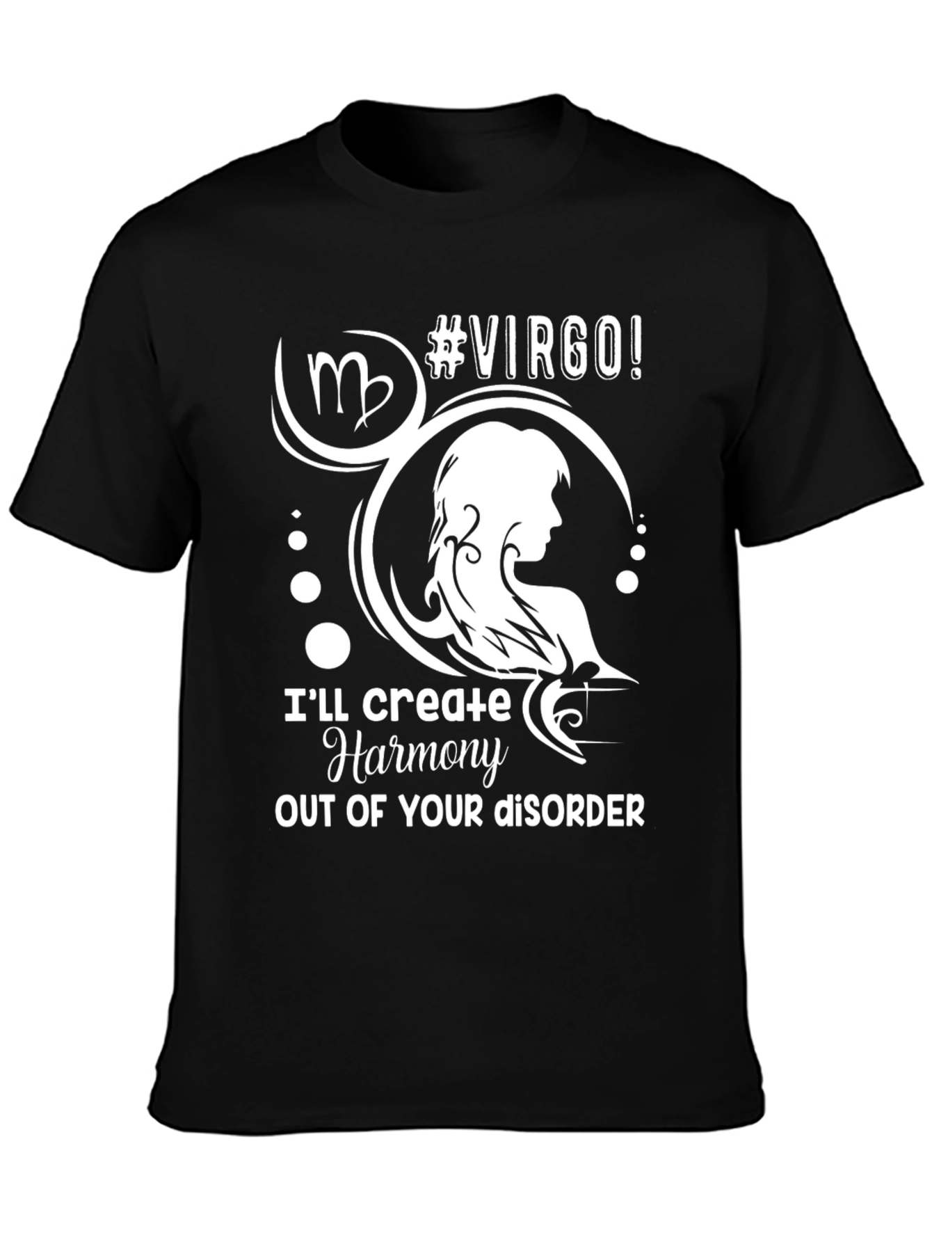 Virgo Zodiac Sign T-Shirt: Harmony Out of Disorder