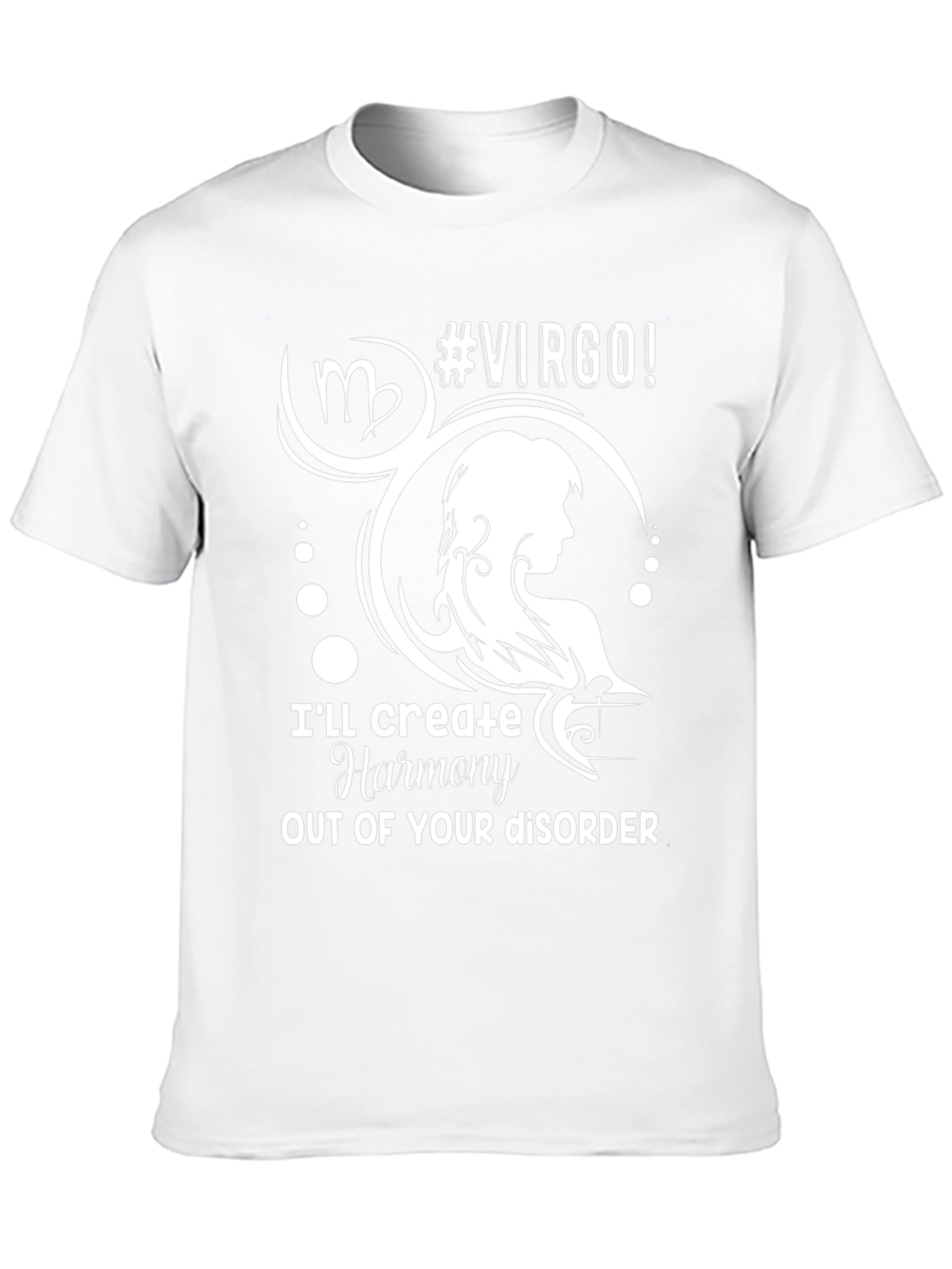 Virgo Zodiac Sign T-Shirt: Harmony Out of Disorder