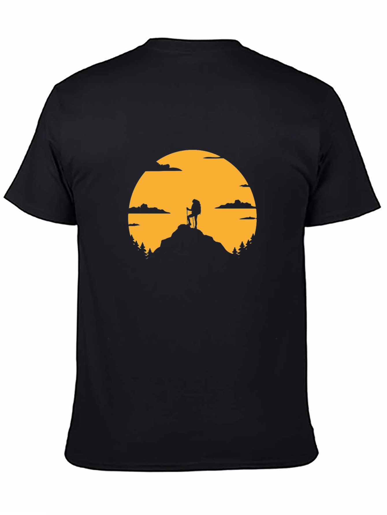 Hiking Silhouette Graphic T-Shirt