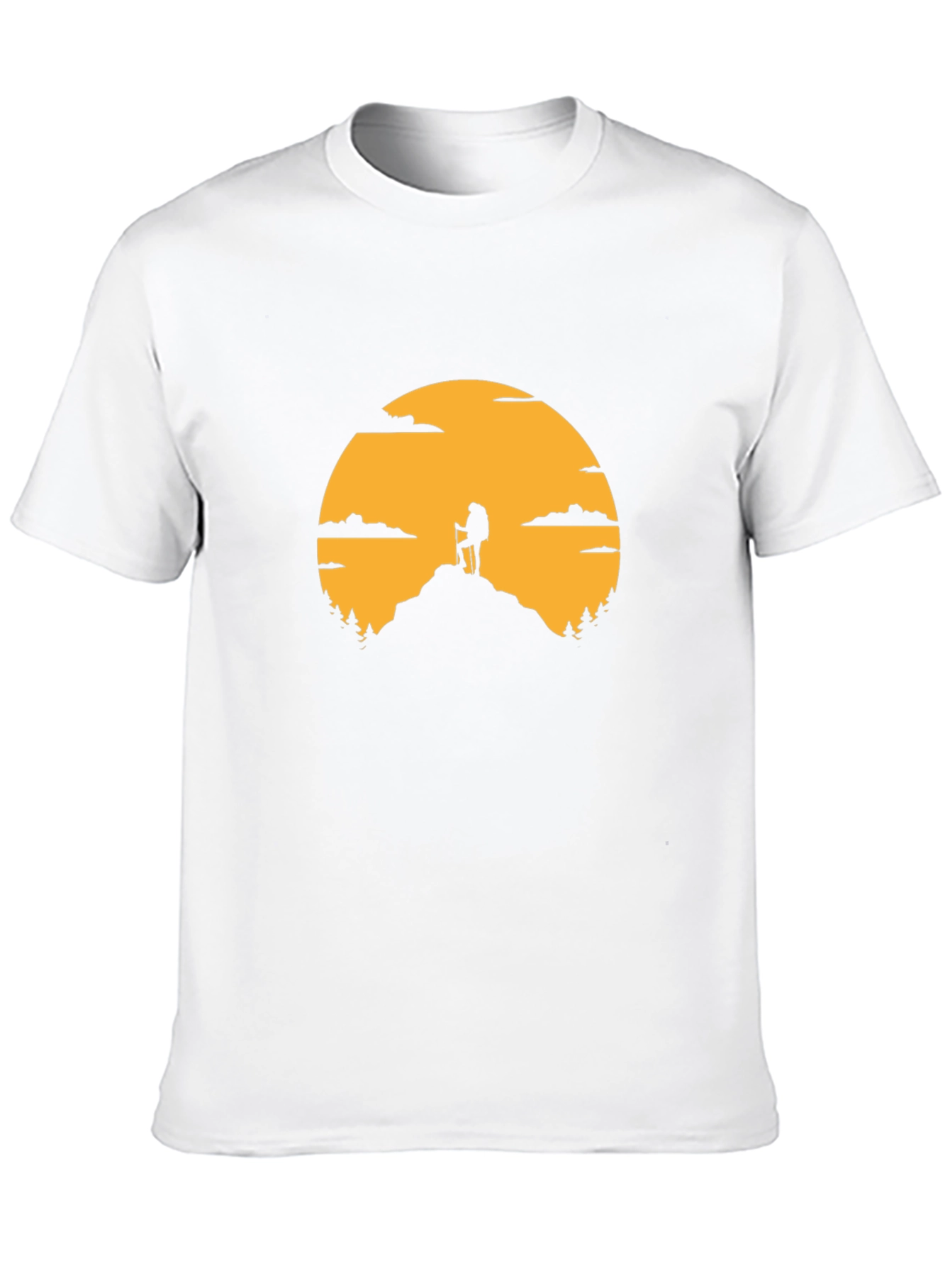 Hiking Silhouette Graphic T-Shirt