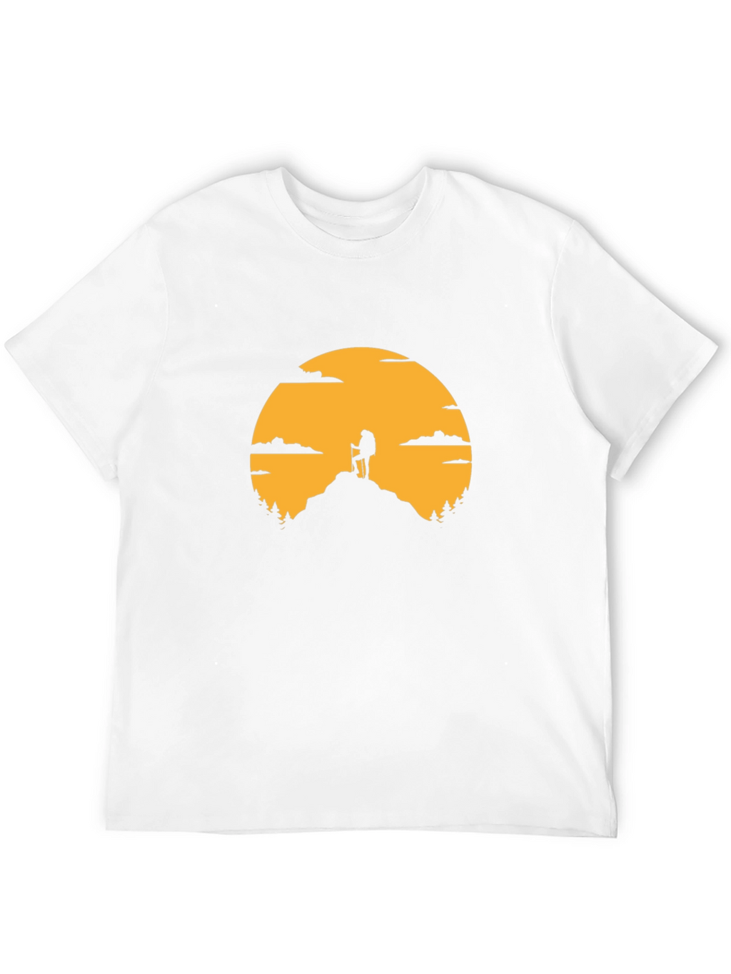 Hiking Silhouette Graphic T-Shirt
