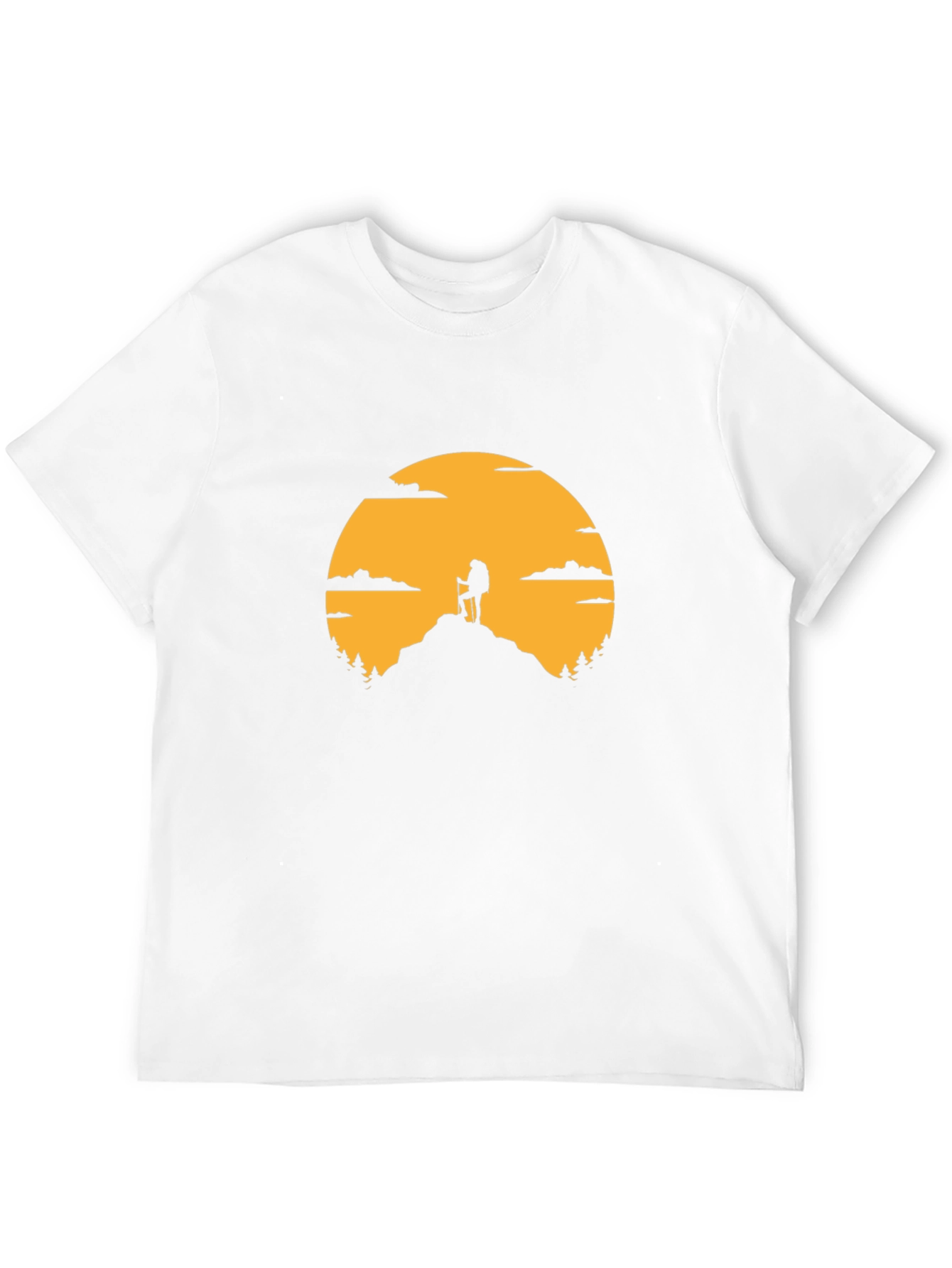 Hiking Silhouette Graphic T-Shirt