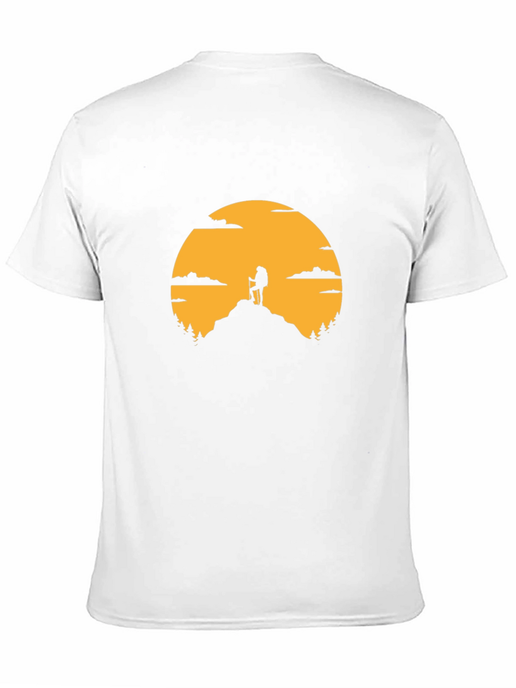 Hiking Silhouette Graphic T-Shirt
