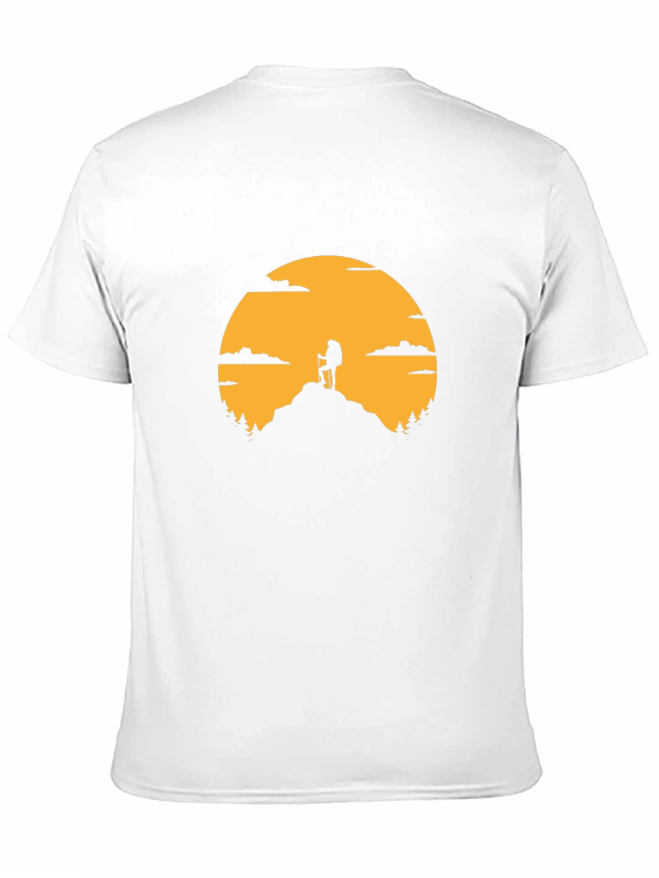 Hiking Silhouette Graphic T-Shirt