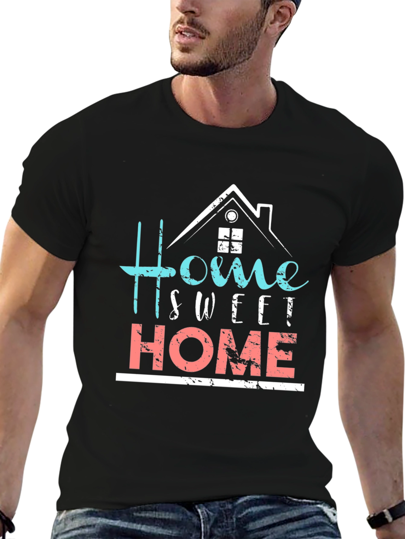 Home Sweet Home Graphic Tee - Trendy Comfort