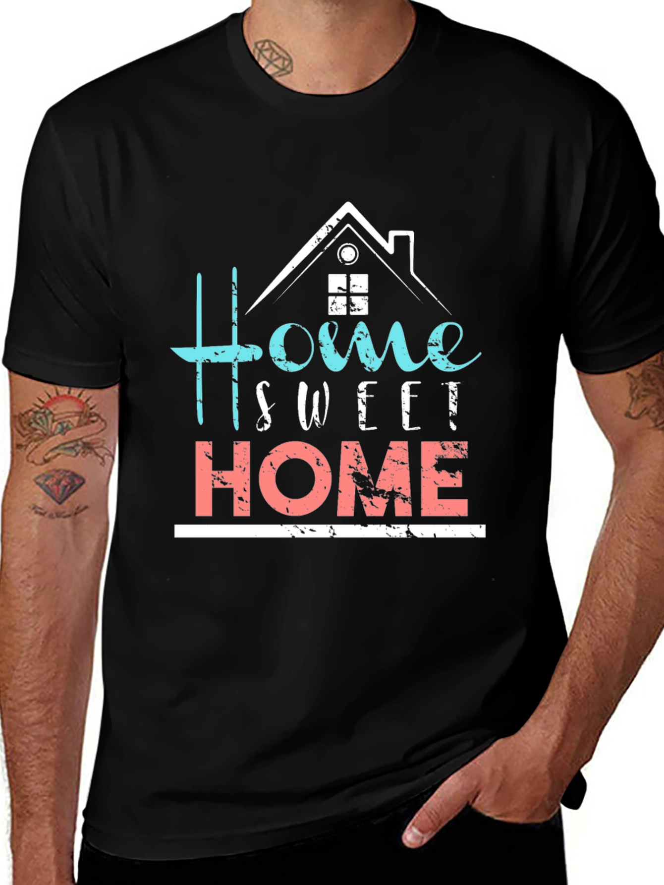 Home Sweet Home Graphic Tee - Trendy Comfort