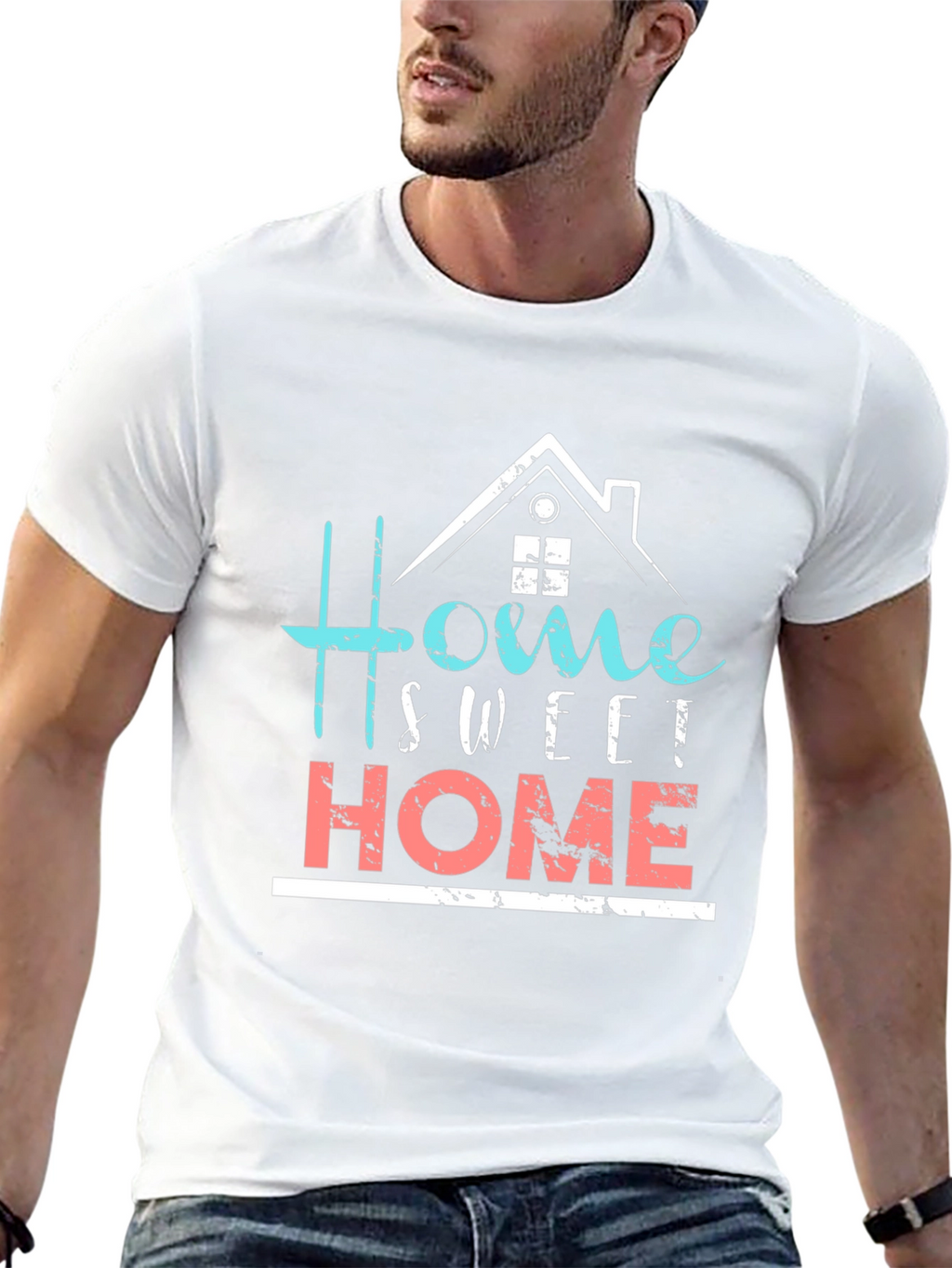 Home Sweet Home Graphic Tee - Trendy Comfort