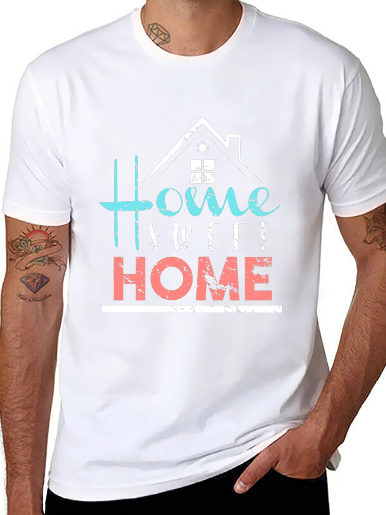 Home Sweet Home Graphic Tee - Trendy Comfort