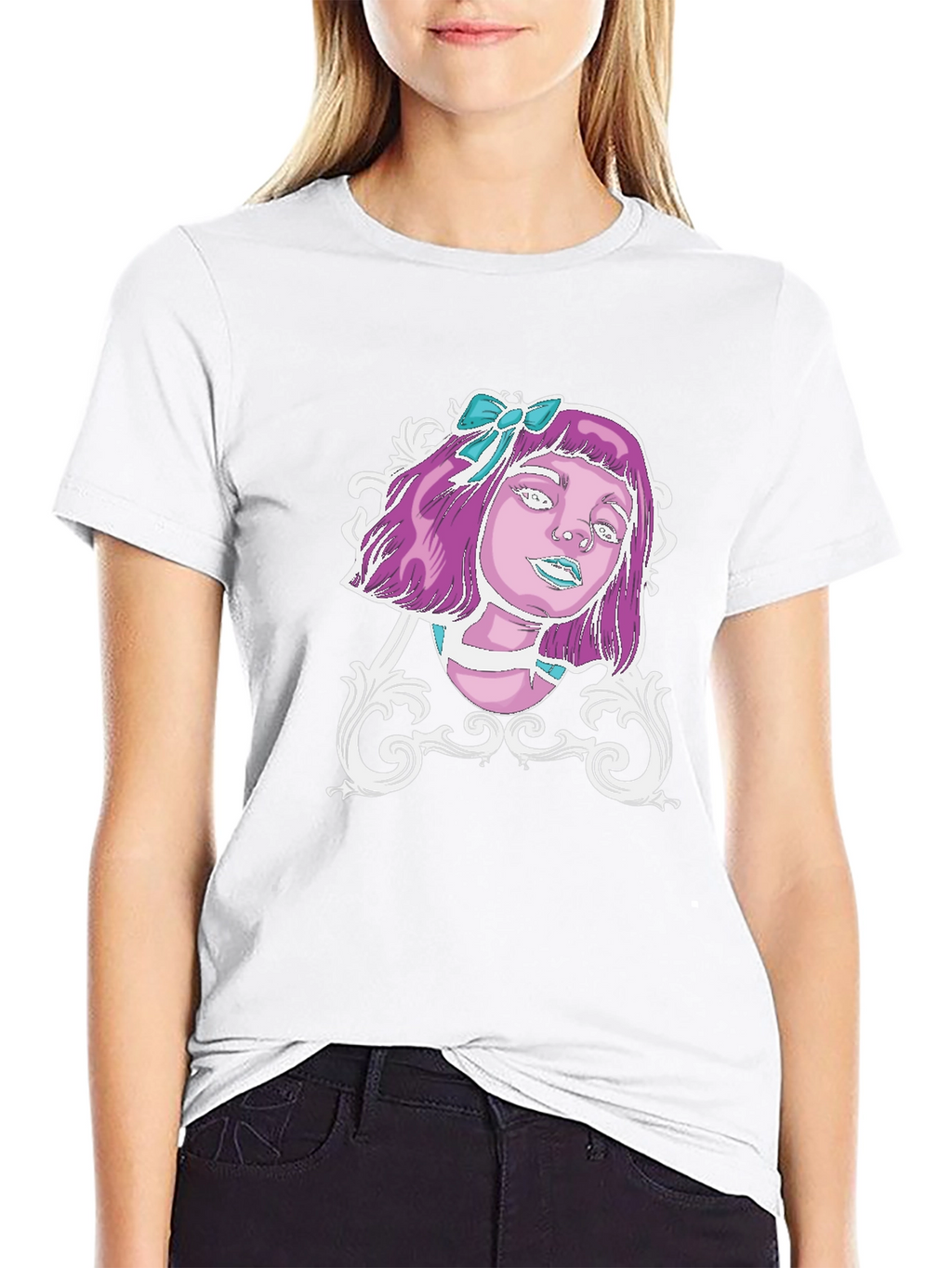 Gothic Girl T-Shirt - Unique Graphic Tee