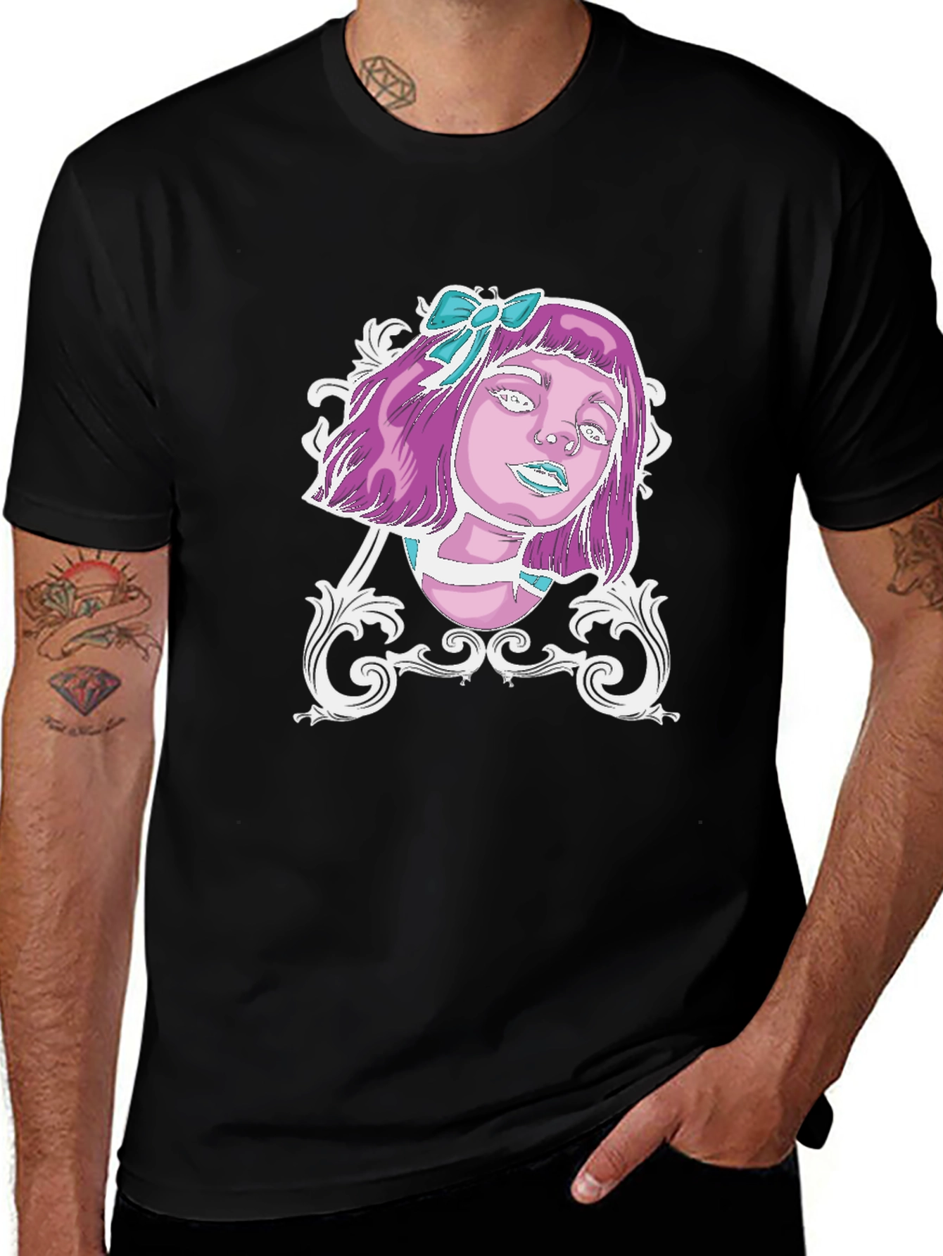 Gothic Girl T-Shirt - Unique Graphic Tee