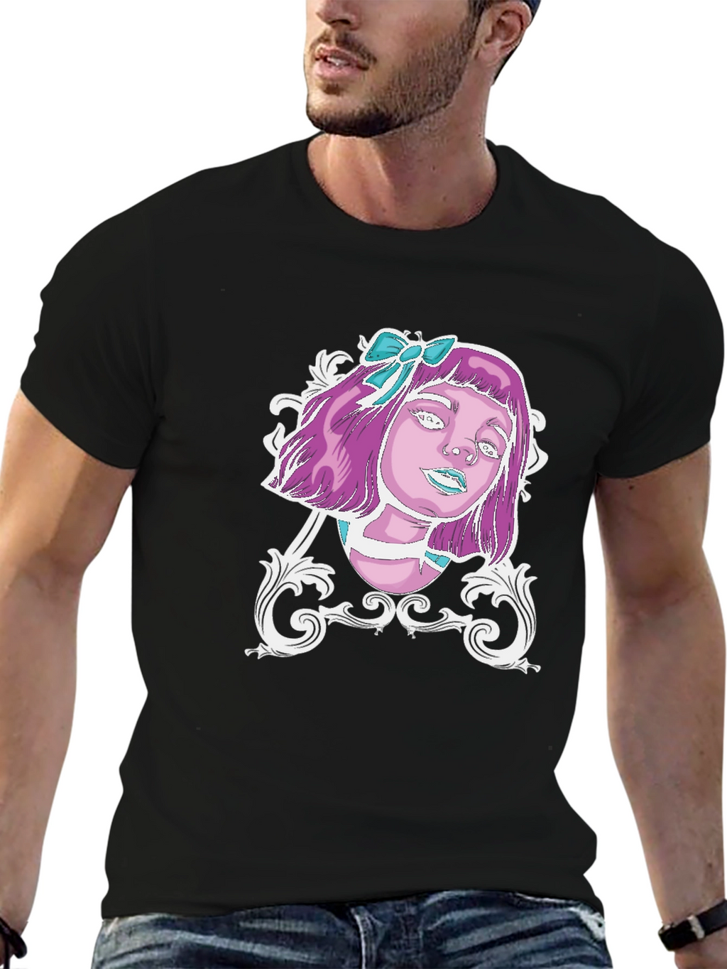 Gothic Girl T-Shirt - Unique Graphic Tee