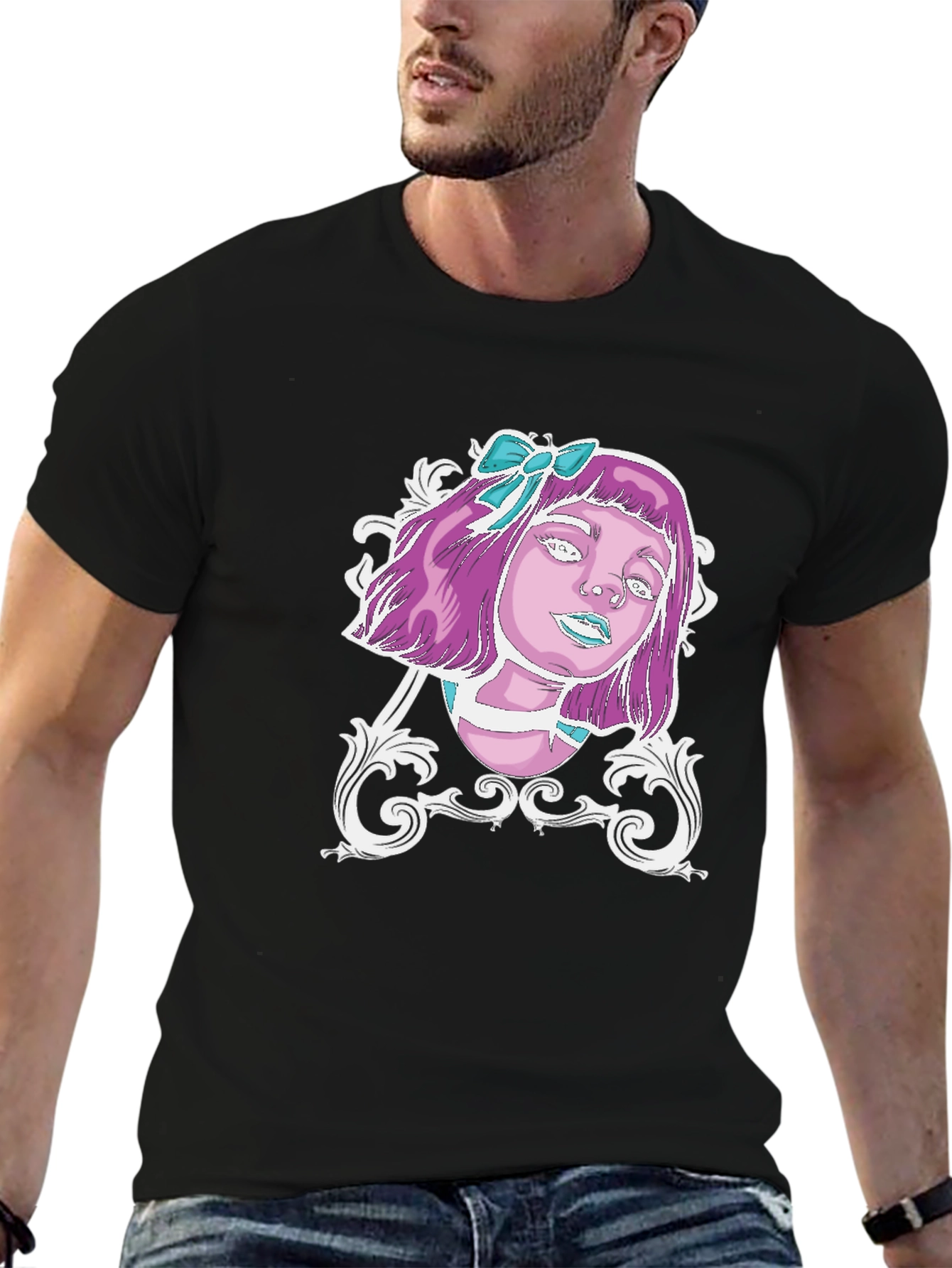Gothic Girl T-Shirt - Unique Graphic Tee