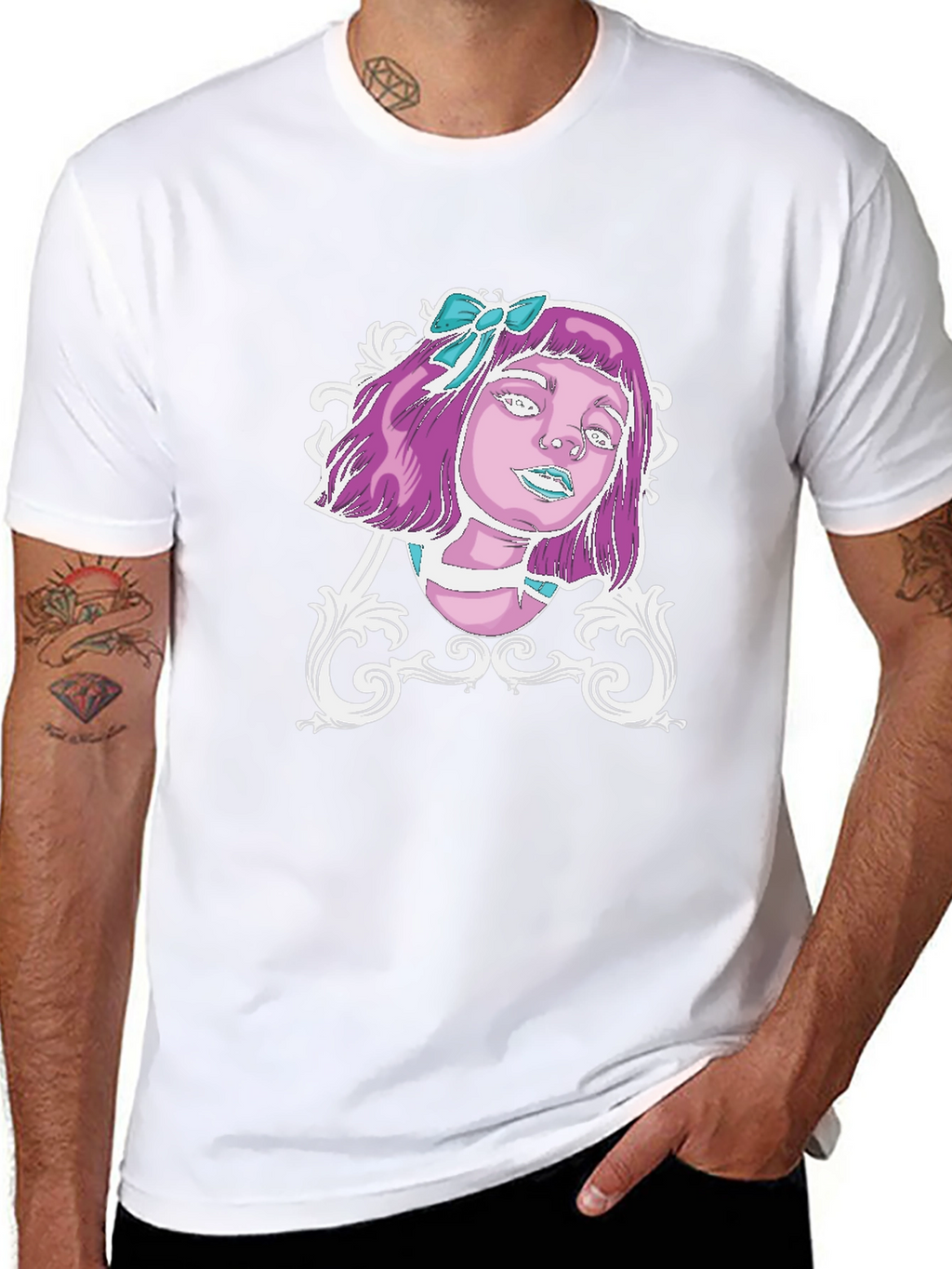 Gothic Girl T-Shirt - Unique Graphic Tee
