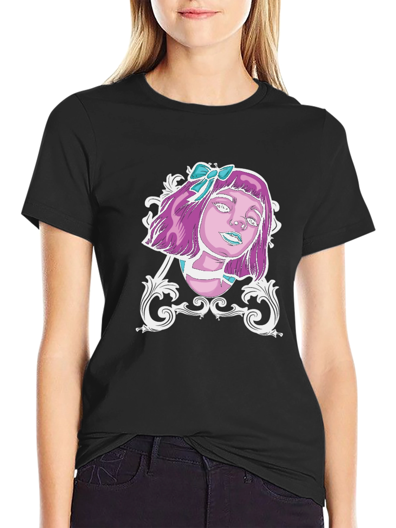Gothic Girl T-Shirt - Unique Graphic Tee