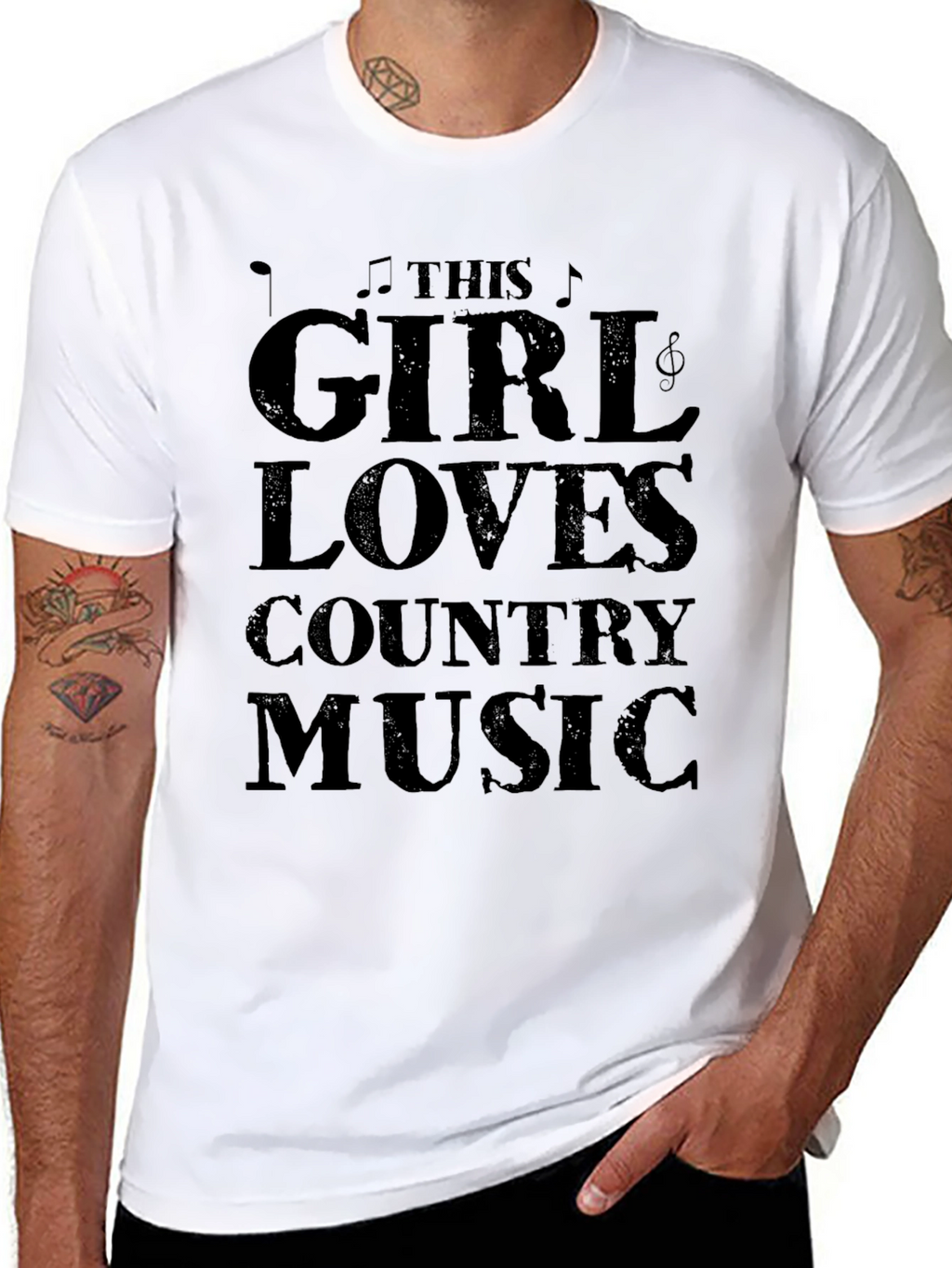 This Girl Loves Country Music T-Shirt