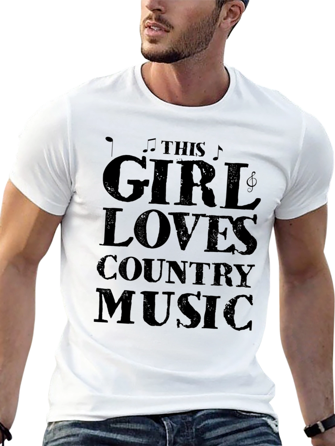 This Girl Loves Country Music T-Shirt