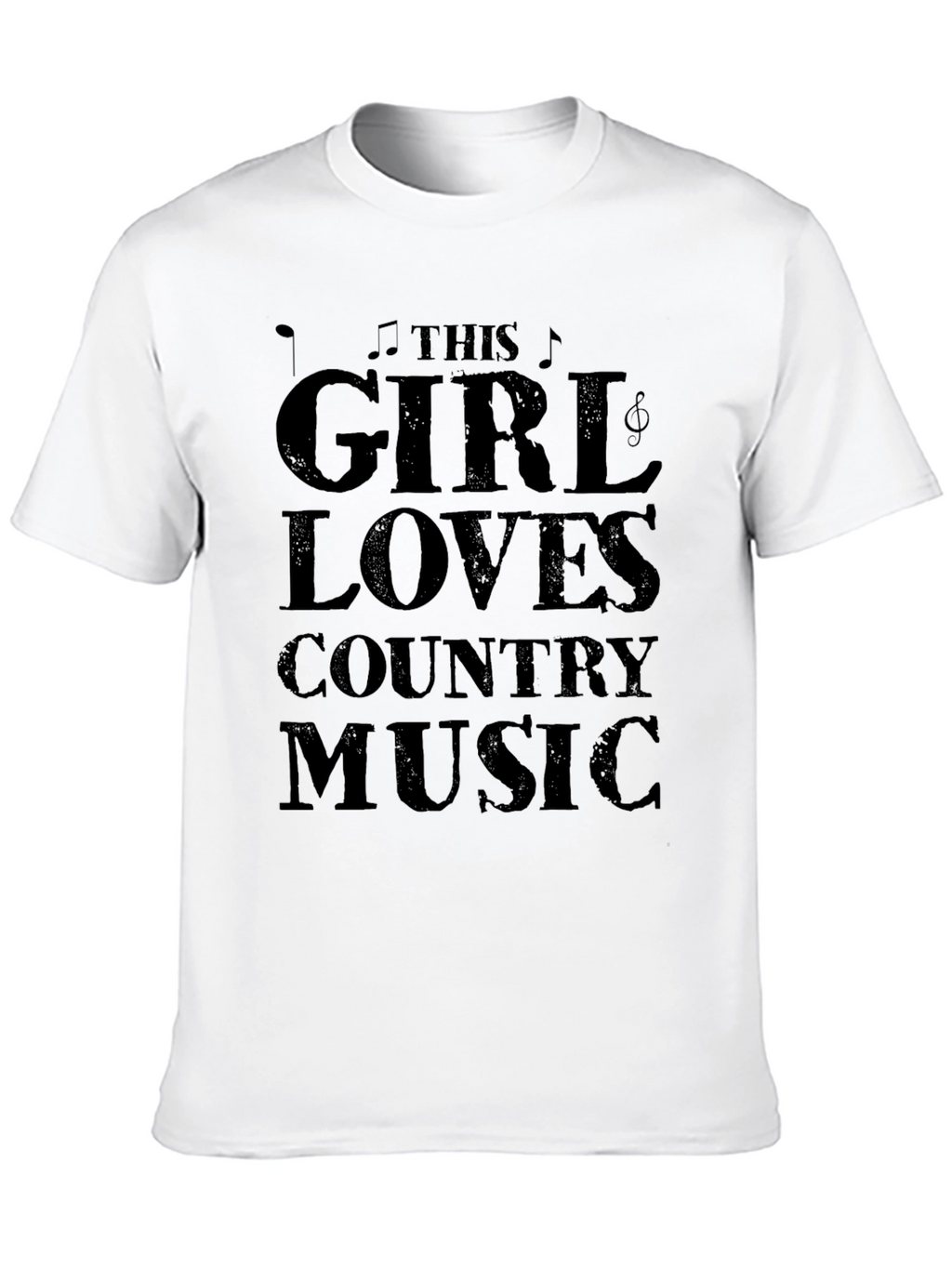 This Girl Loves Country Music T-Shirt